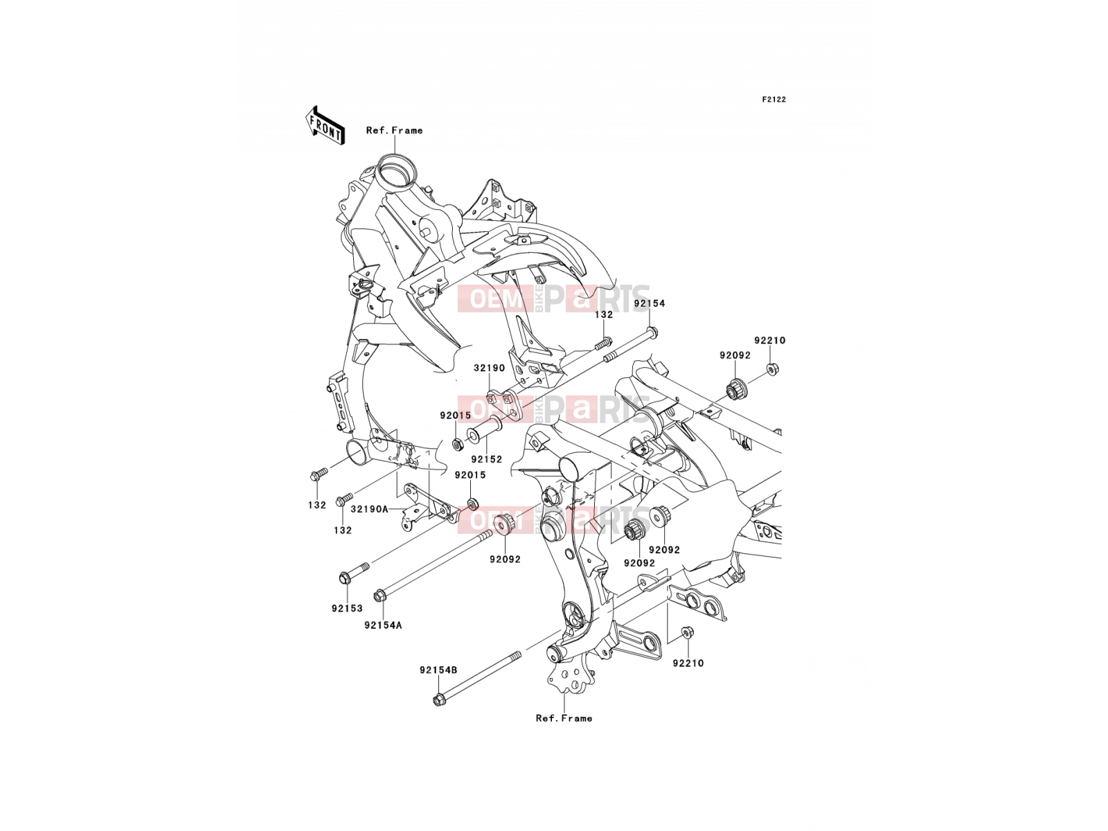 KAWASAKI 2011 Engine Mount