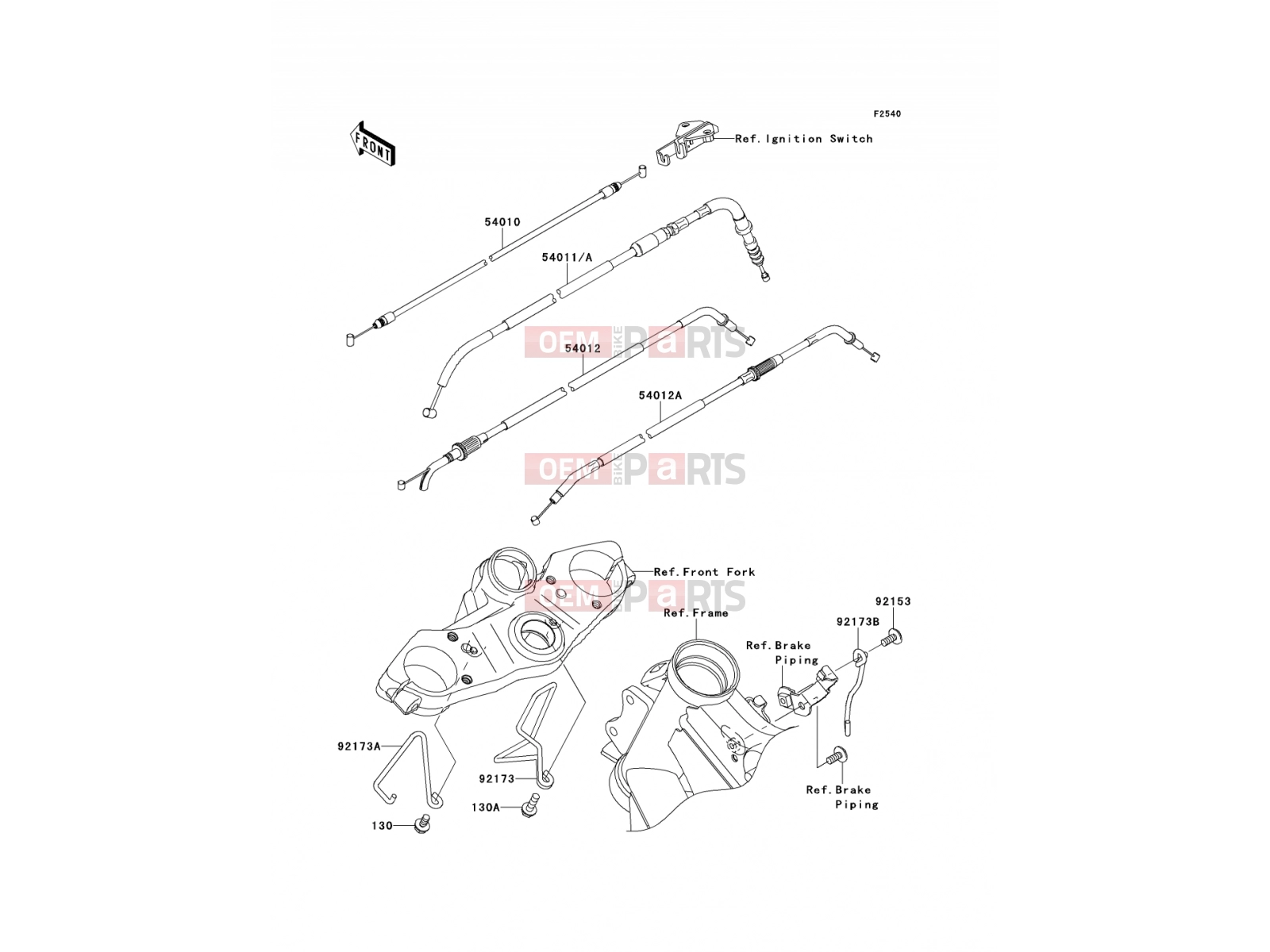KAWASAKI 2011 Cables