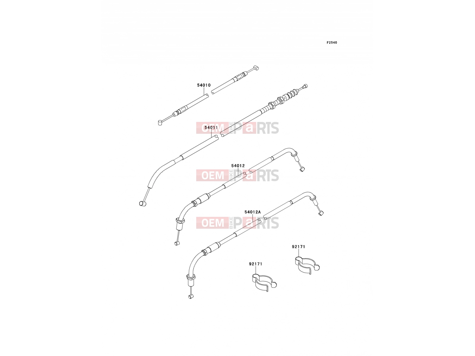KAWASAKI 2011 Cables