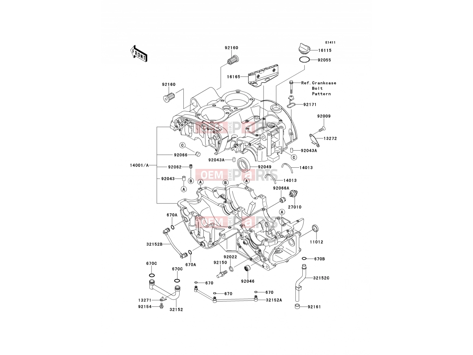 KAWASAKI 2011 Crankcase