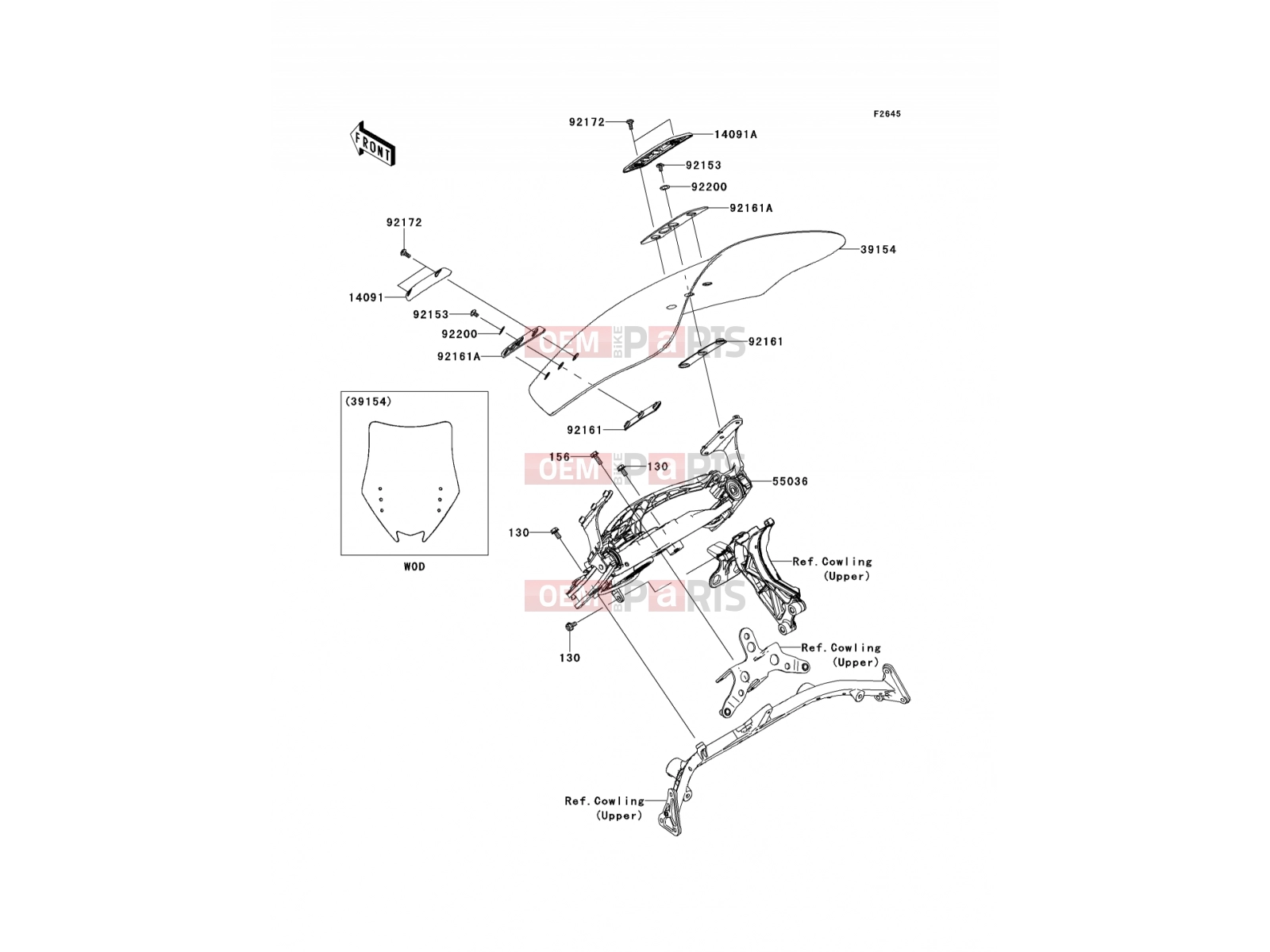 KAWASAKI 2012 Windshield