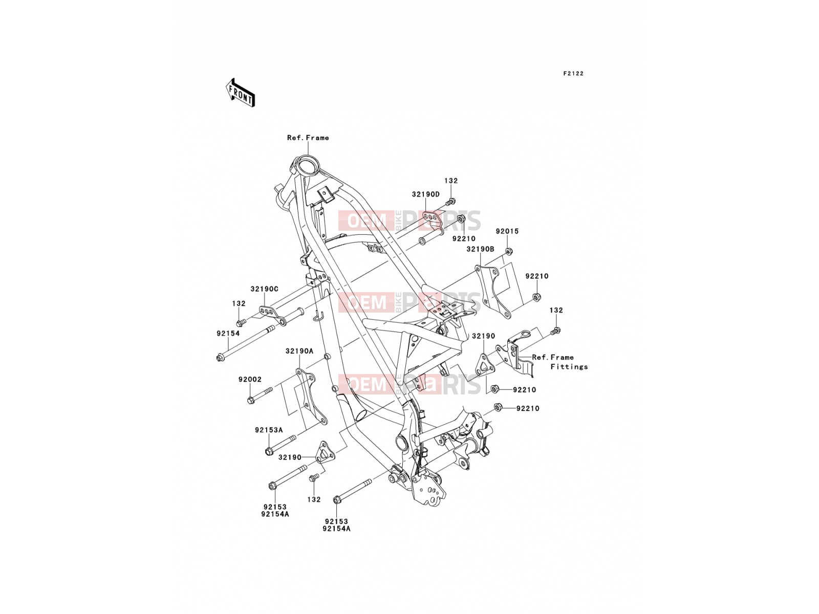 KAWASAKI 2012 Engine Mount