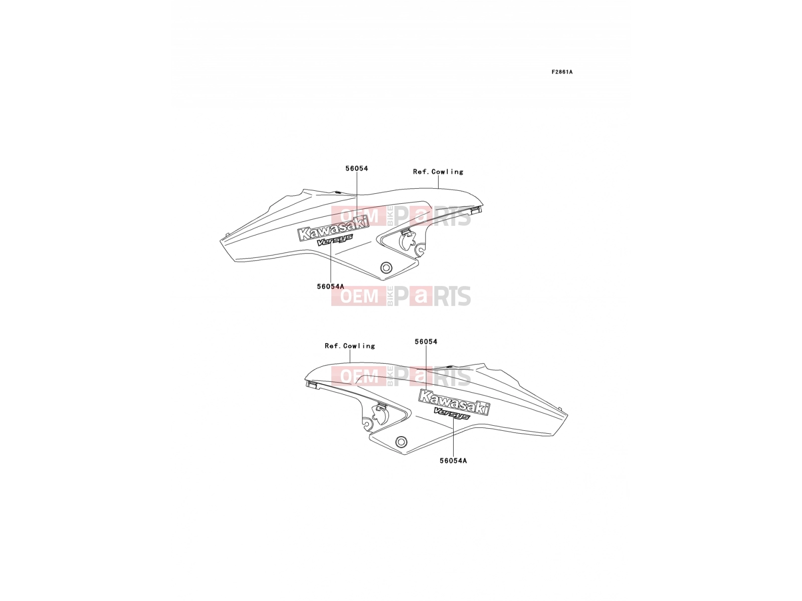 KAWASAKI 2012 Decals(Black)