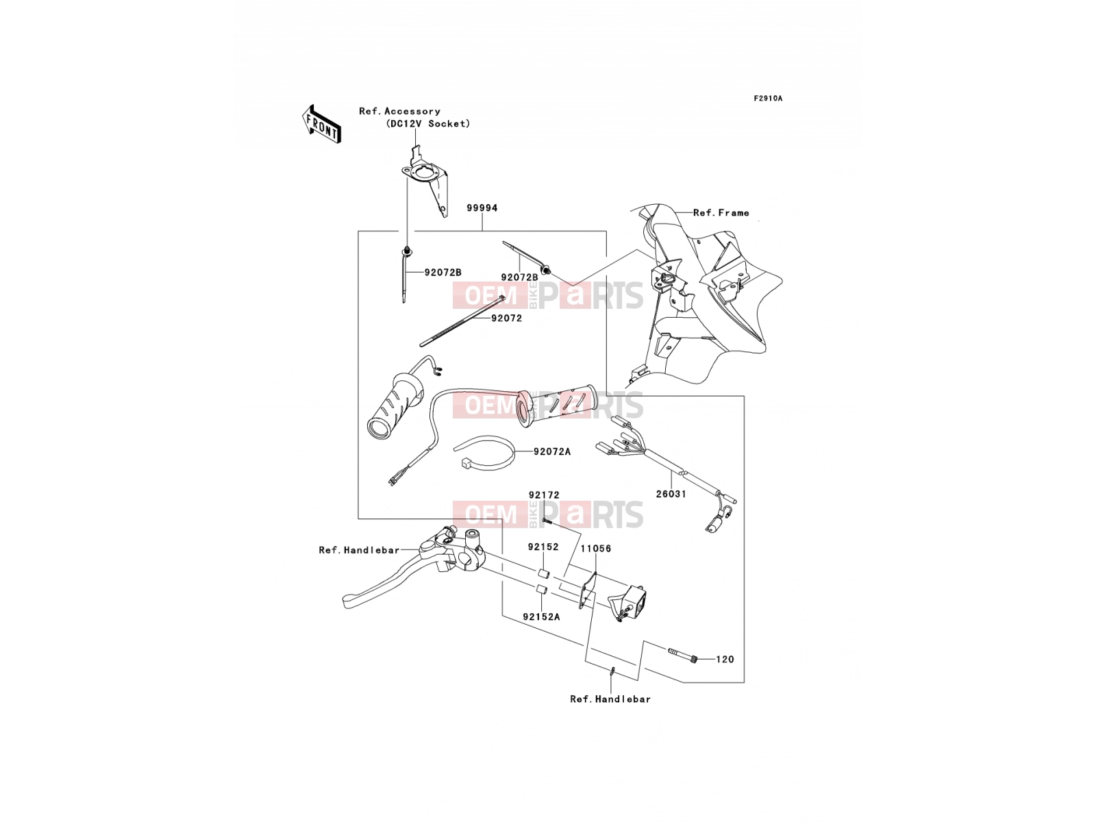 KAWASAKI 2012 Accessory(Grip Heater)
