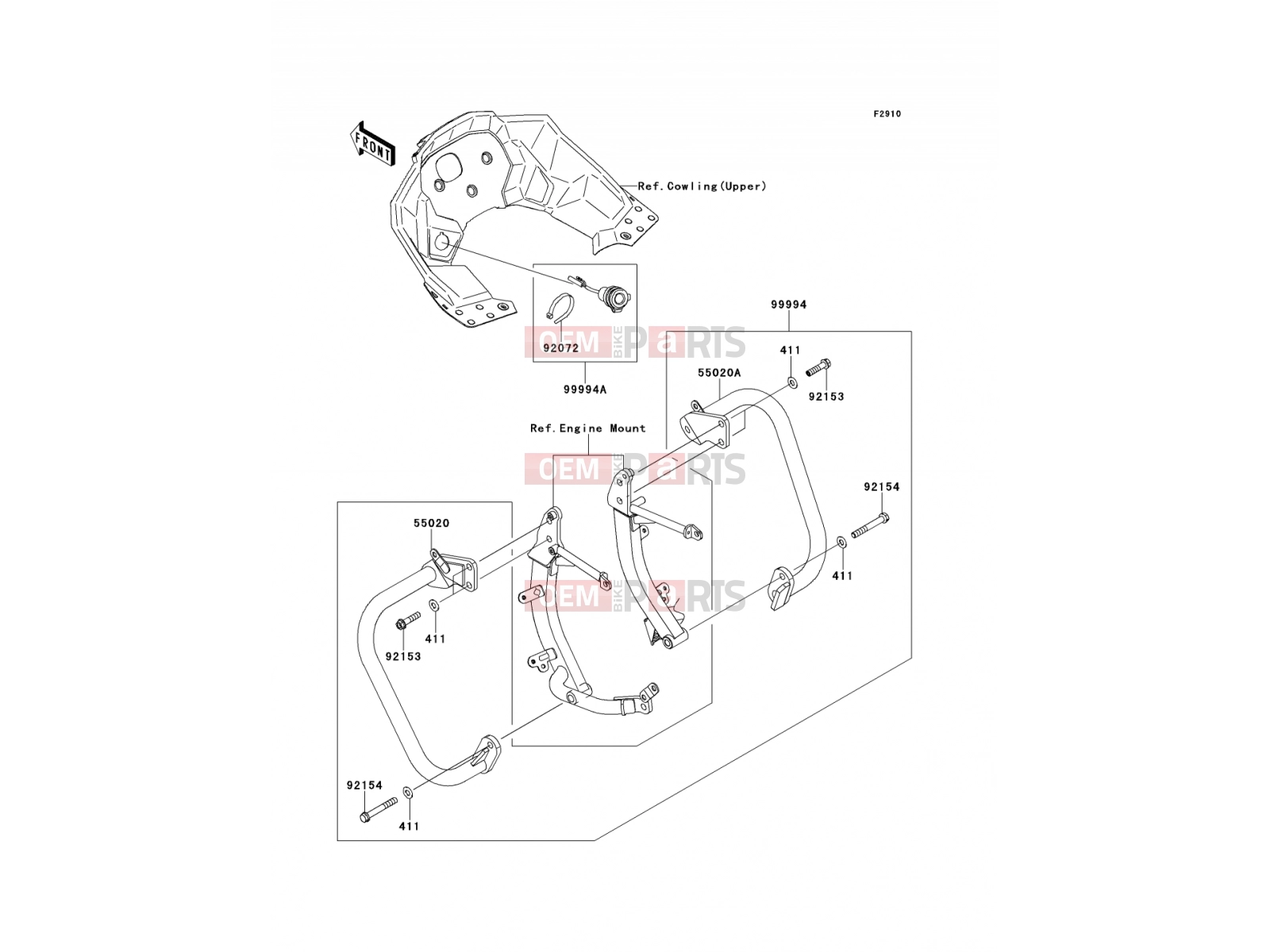 KAWASAKI 2012 Accessory(Engine Guard)