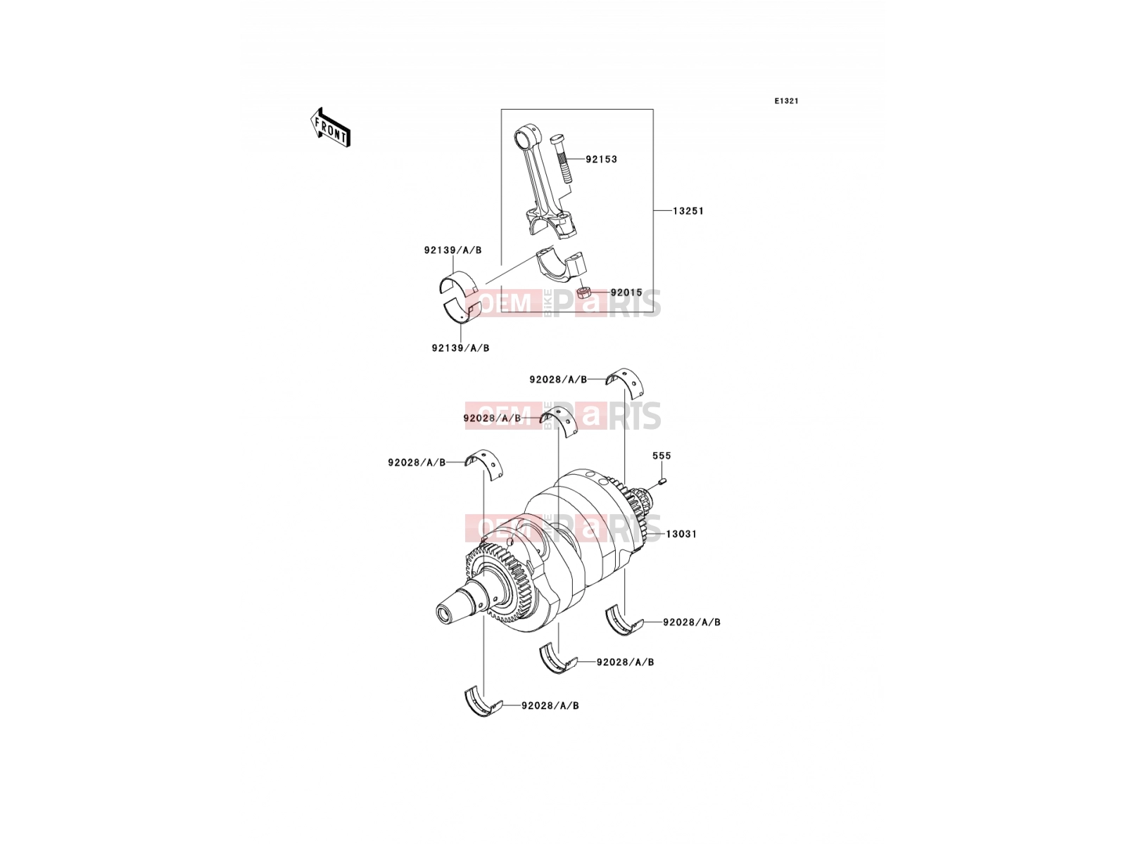 KAWASAKI 2012 Crankshaft