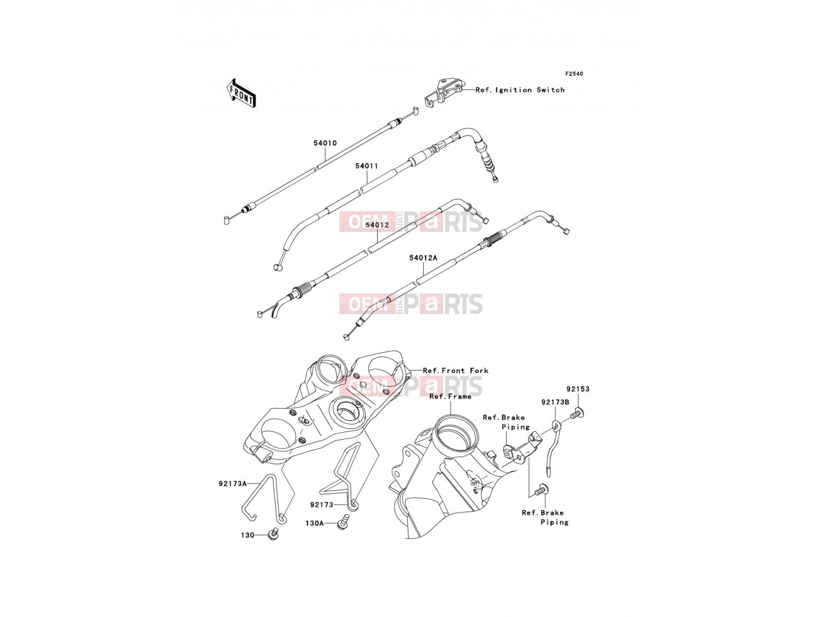 KAWASAKI 2012 Cables
