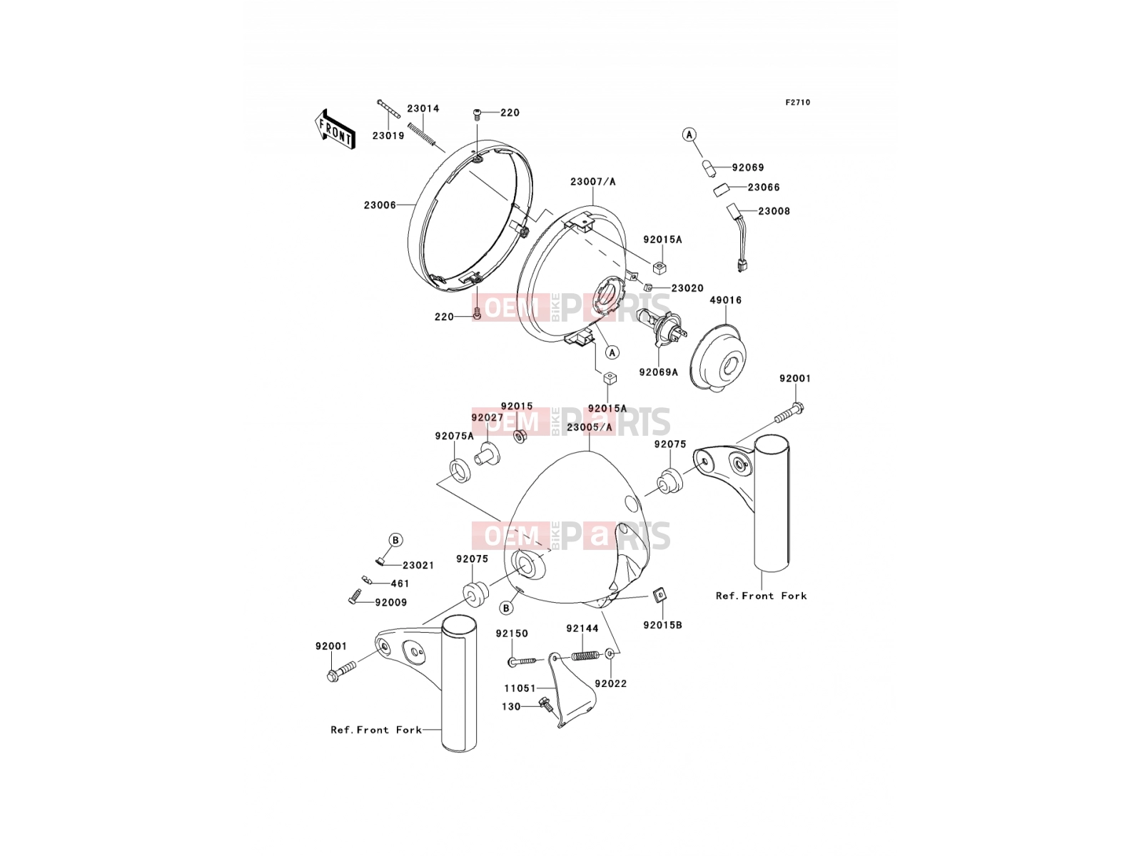 KAWASAKI 2012 Headlight(s)