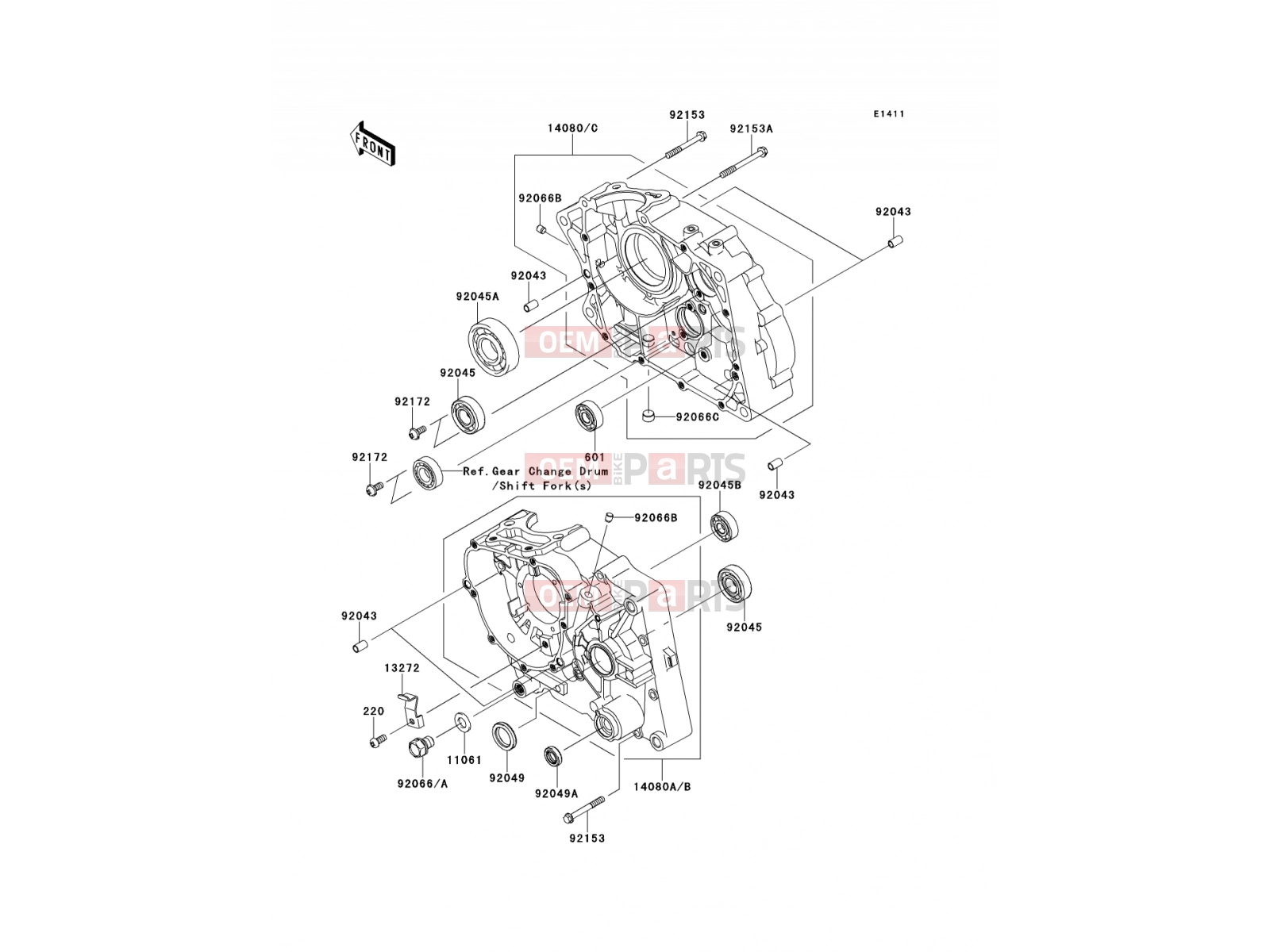 KAWASAKI 2013 Crankcase