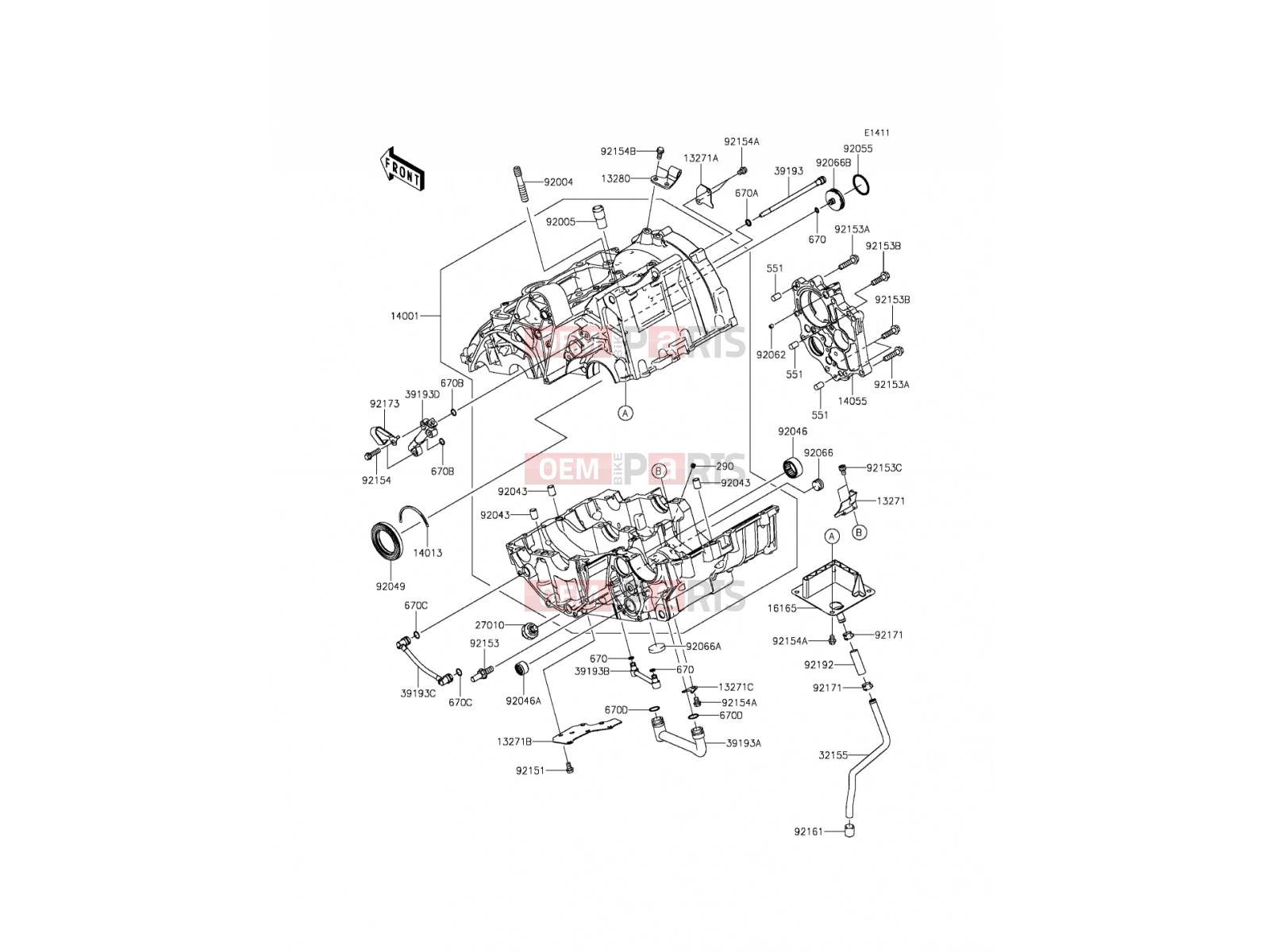 KAWASAKI 2013 Crankcase