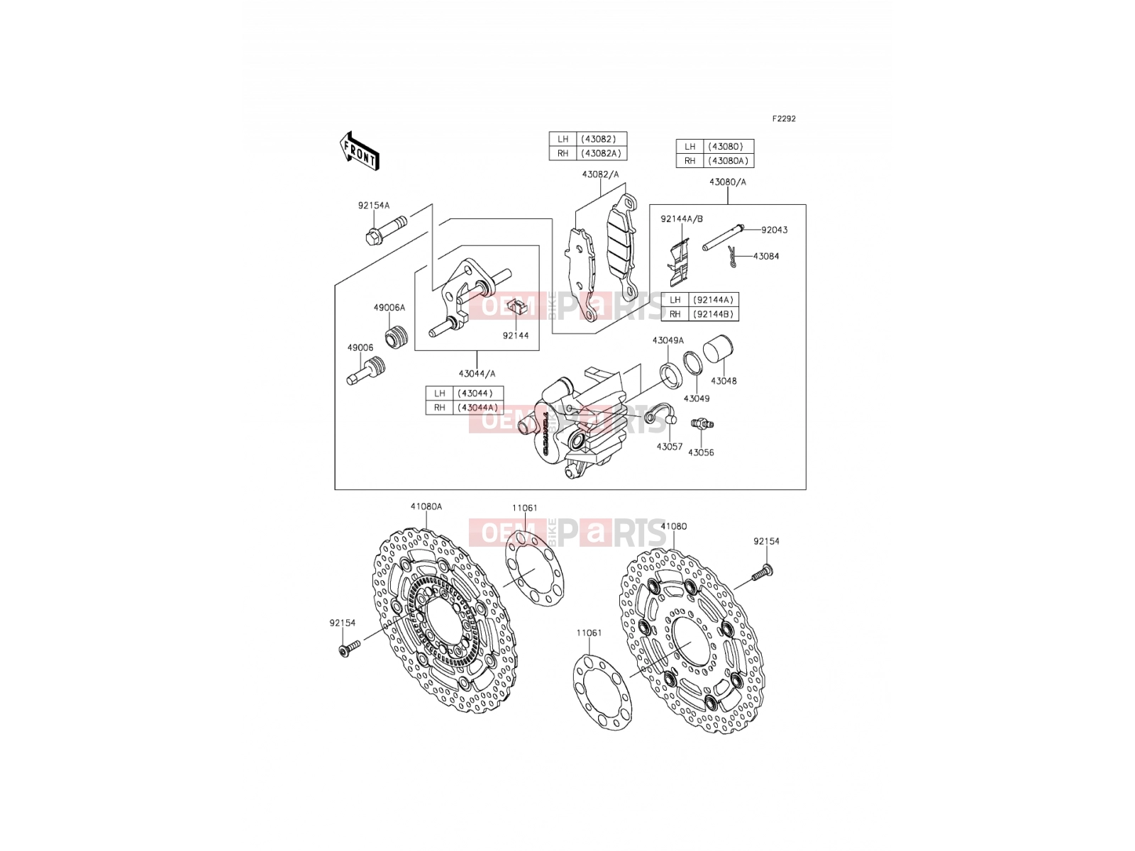 KAWASAKI 2013 Front Brake
