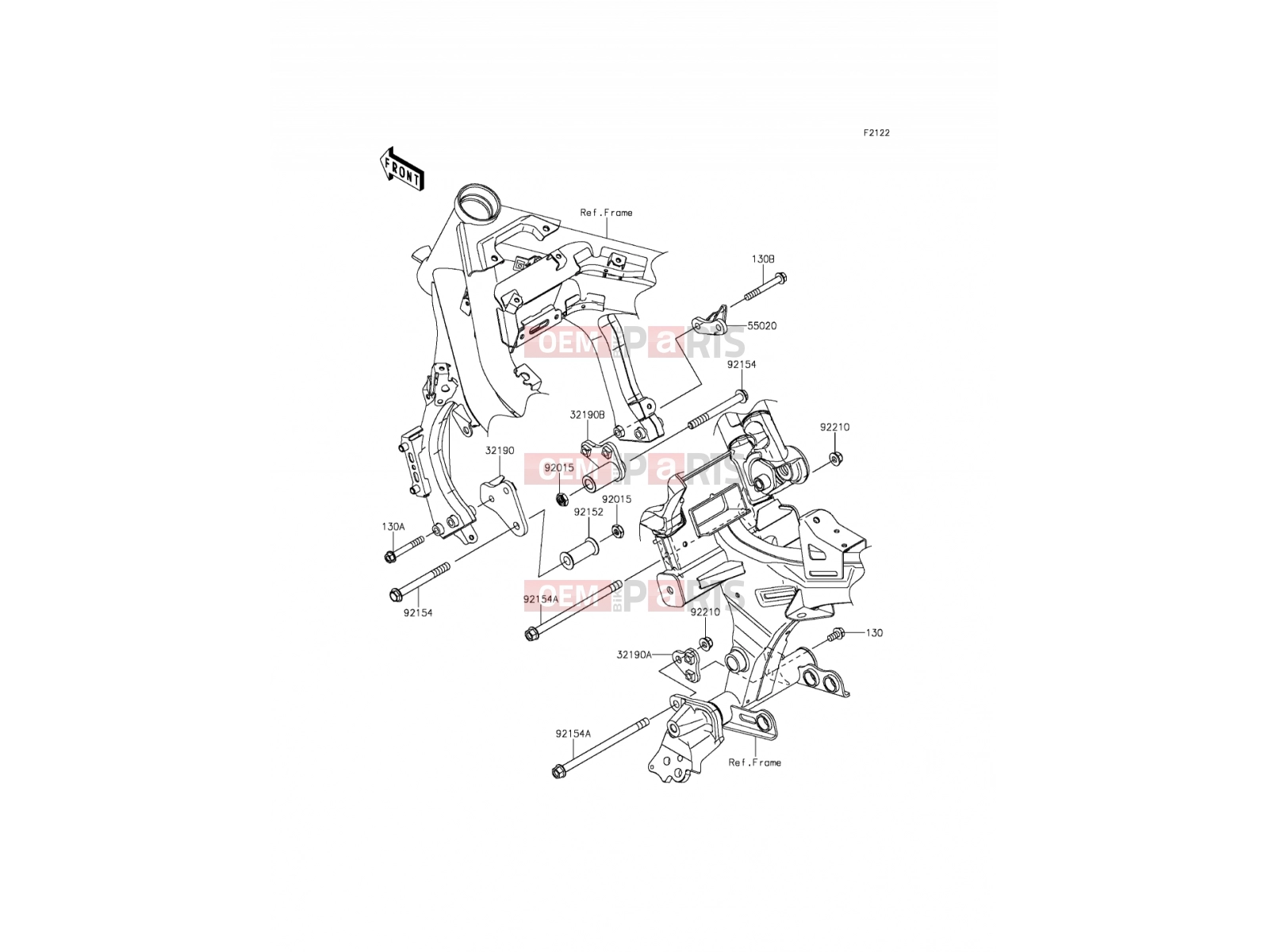 KAWASAKI 2013 Engine Mount
