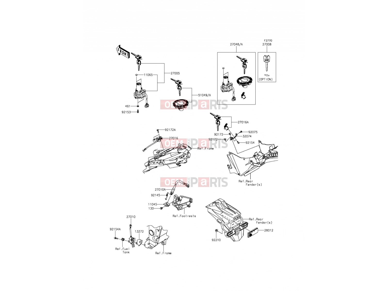 KAWASAKI 2013 Ignition Switch