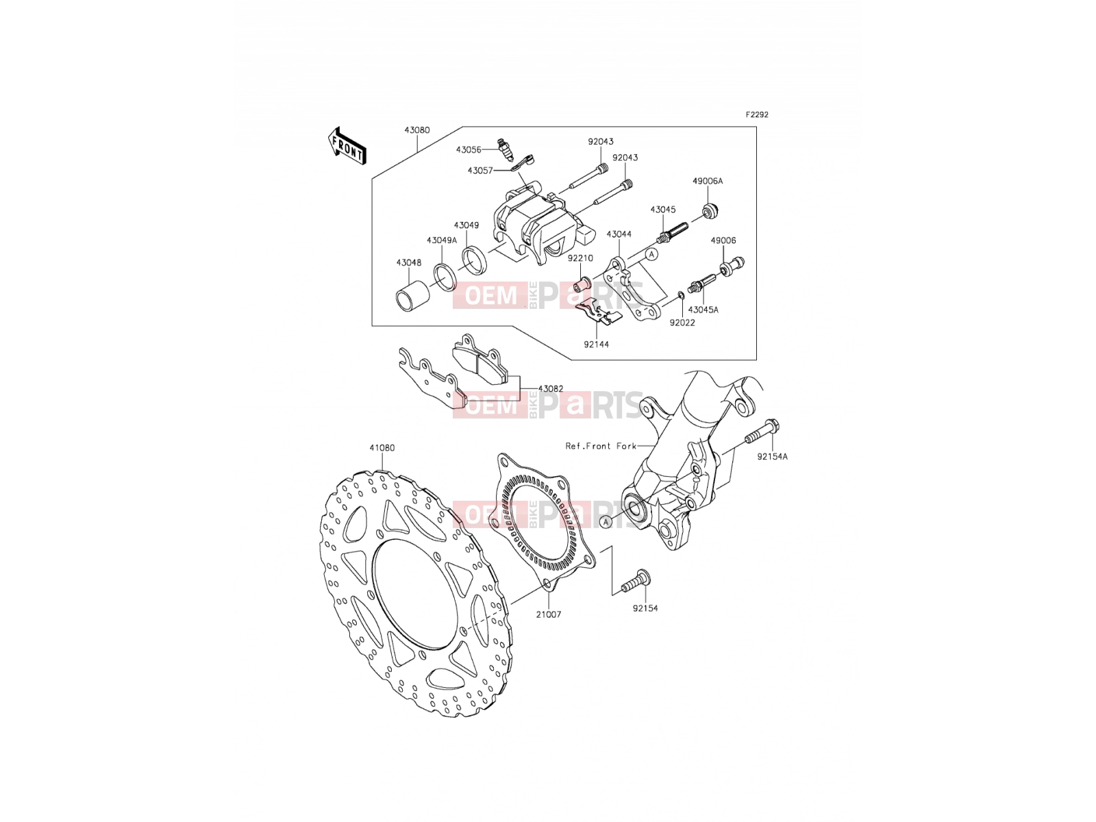 KAWASAKI 2013 Front Brake