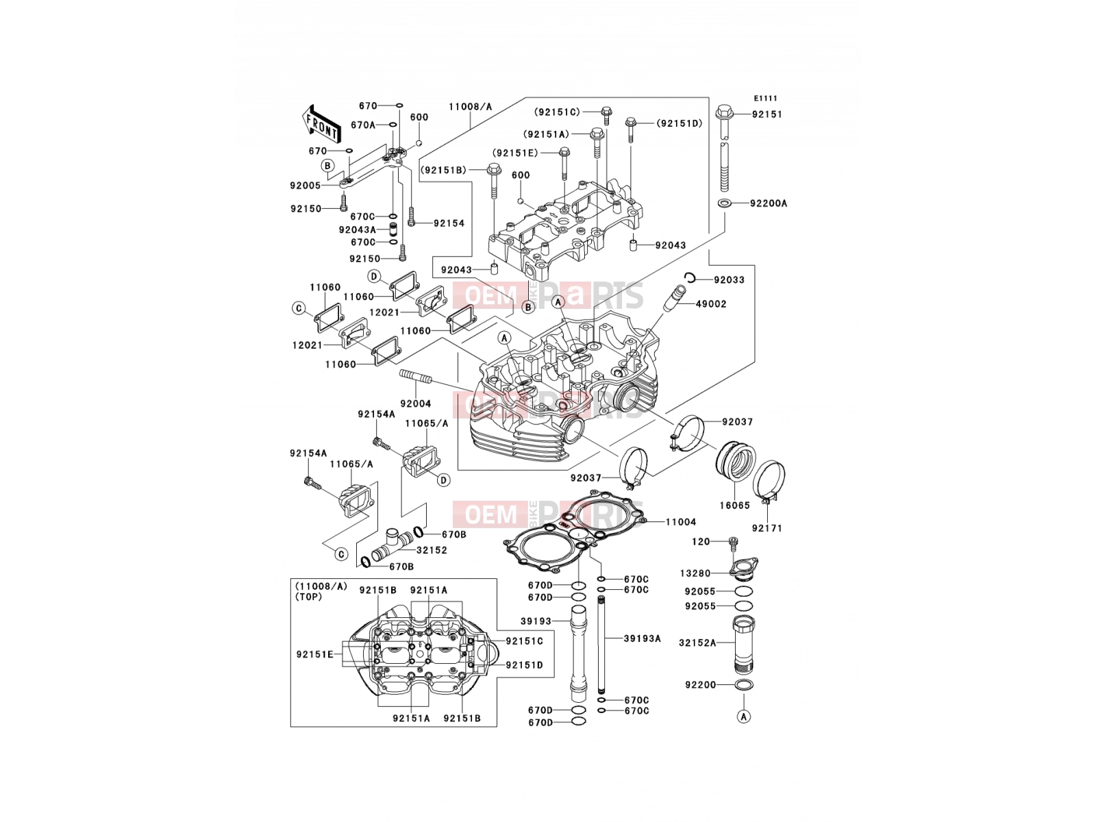 KAWASAKI 2013 Cylinder Head