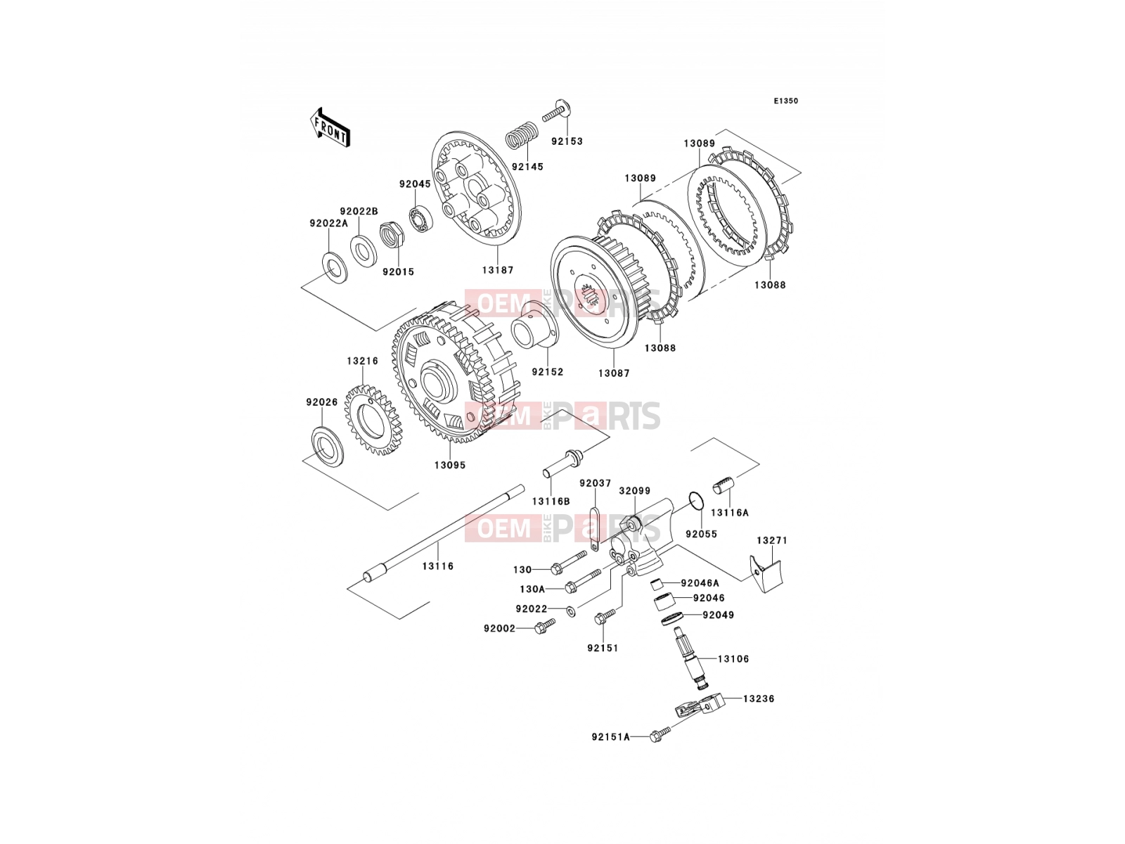 KAWASAKI 2013 Clutch