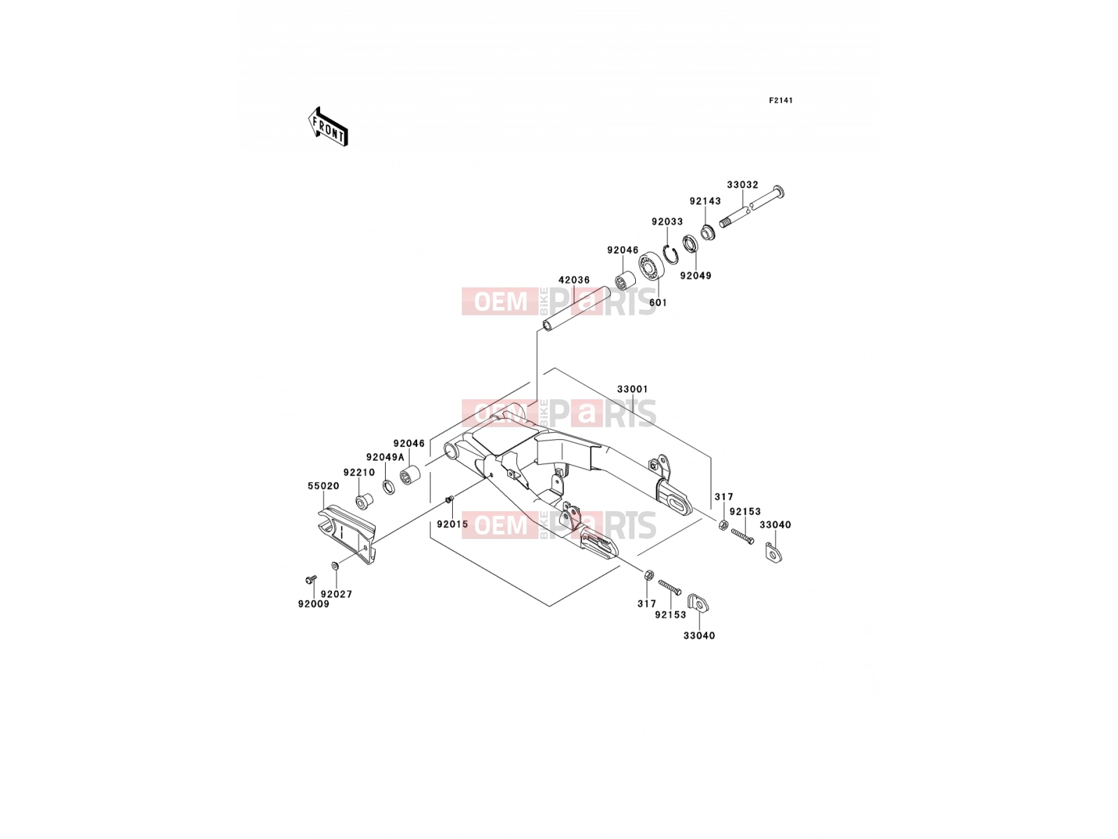 KAWASAKI 2013 Swingarm