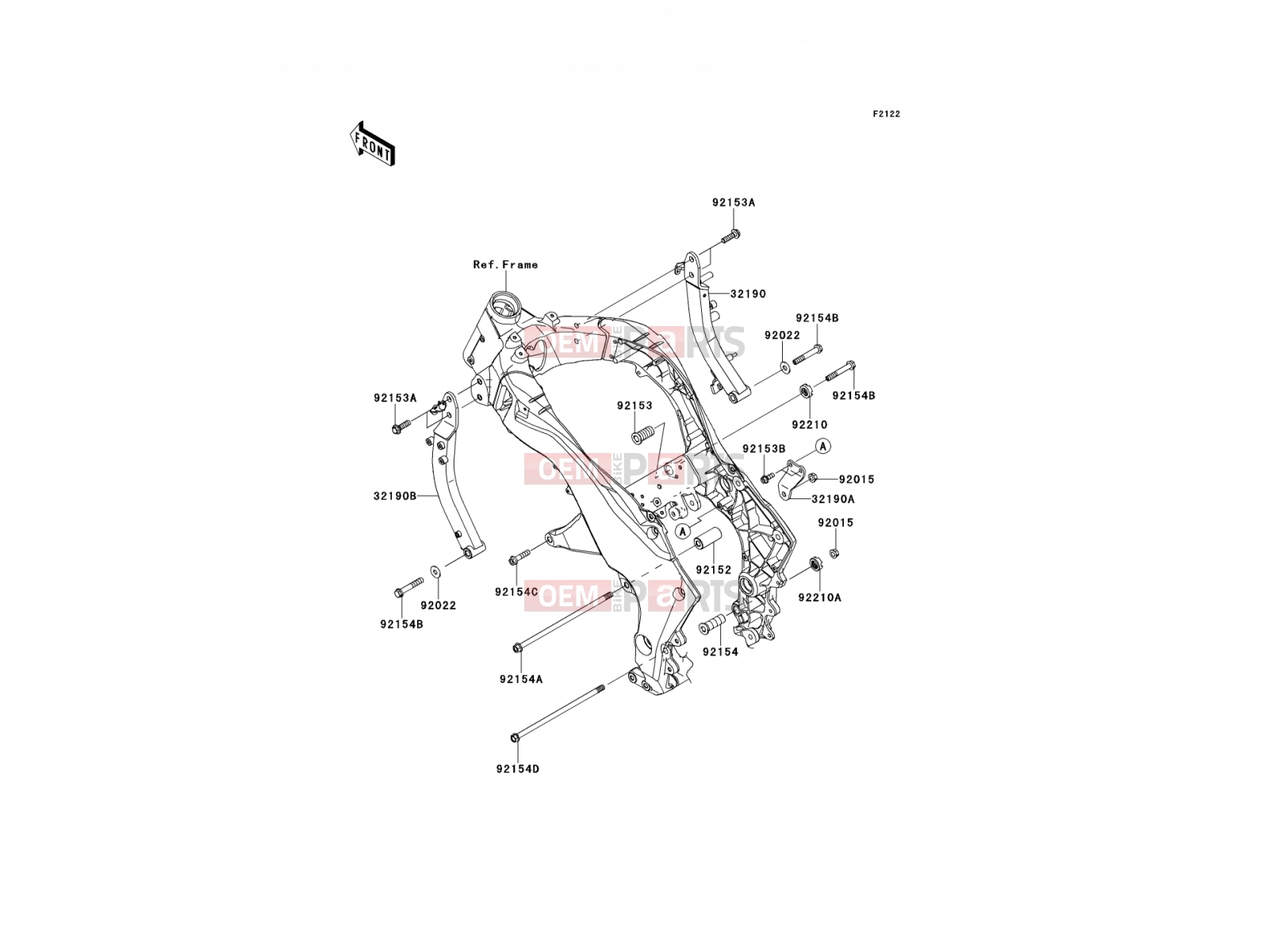 KAWASAKI 2013 Engine Mount