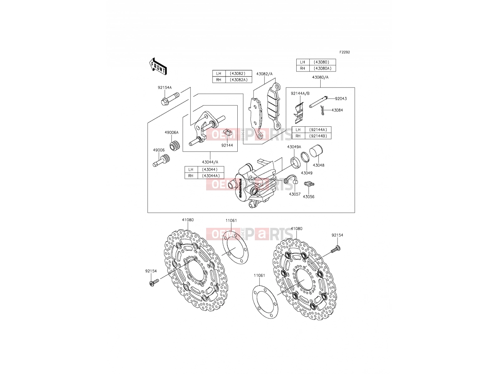 KAWASAKI 2014 Front Brake