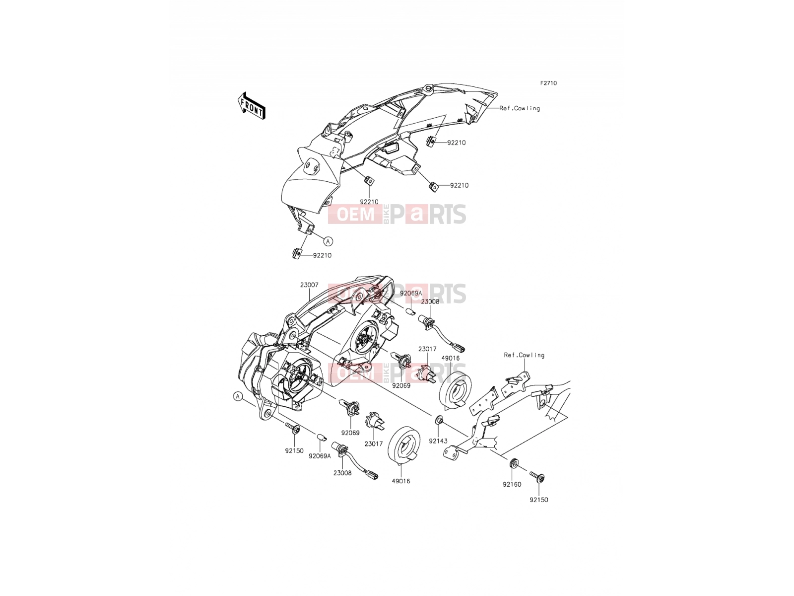 KAWASAKI 2014 Headlight(s)