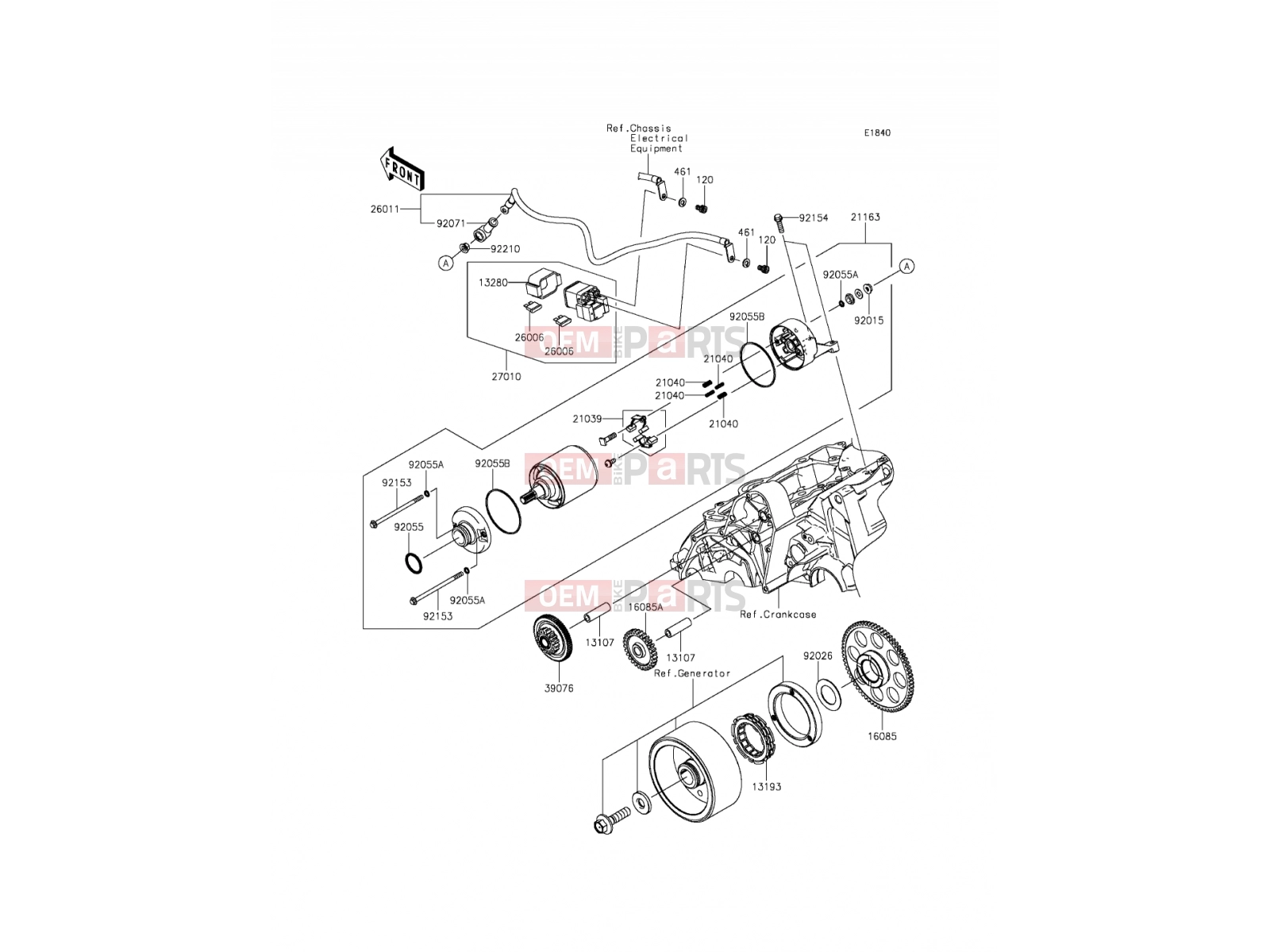 KAWASAKI 2014 Starter Motor