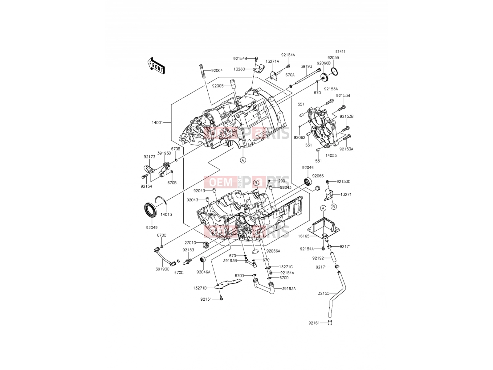 KAWASAKI 2014 Crankcase