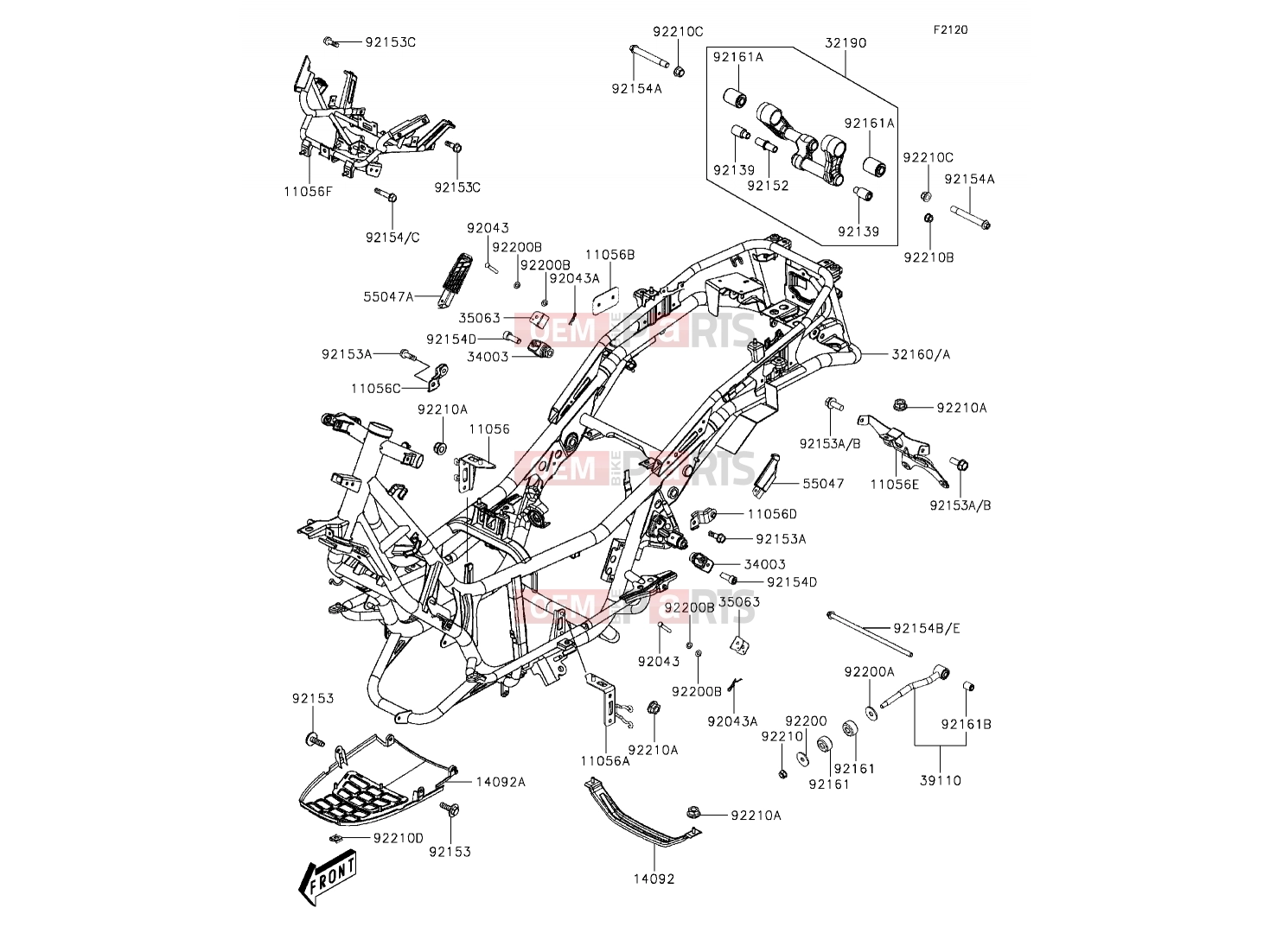 KAWASAKI 2014 Frame