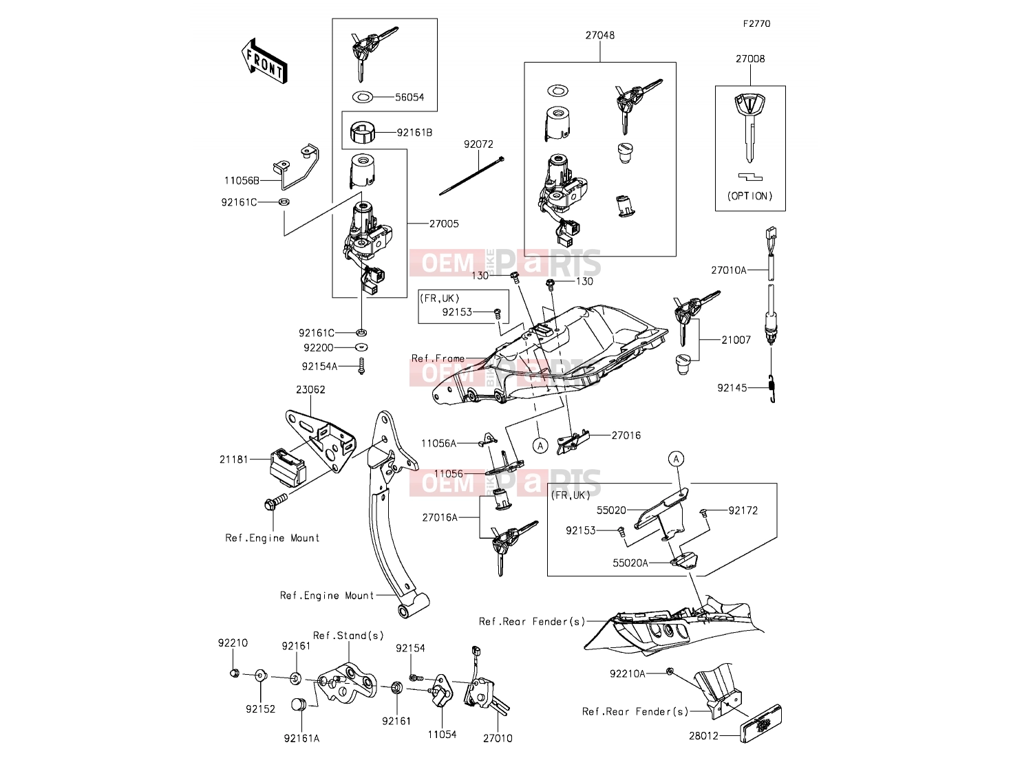 KAWASAKI 2014 Ignition Switch