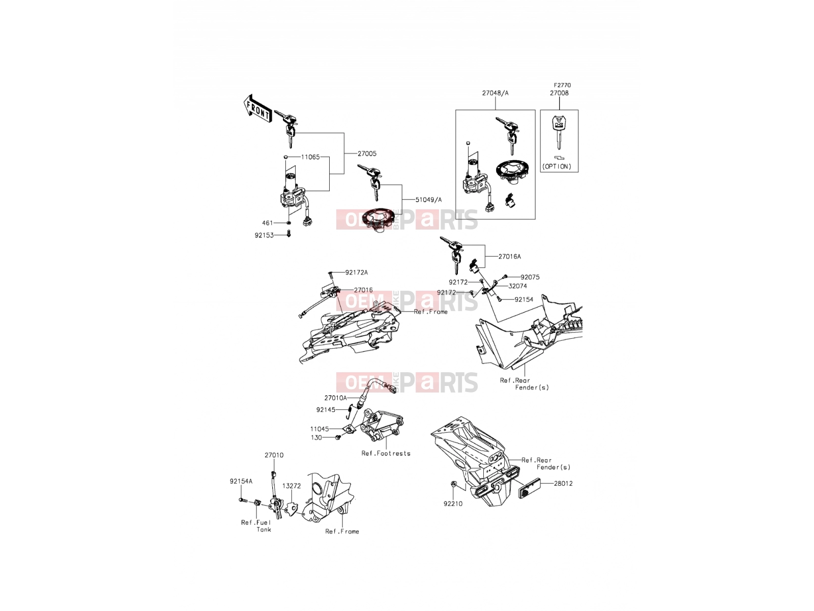 KAWASAKI 2014 Ignition Switch