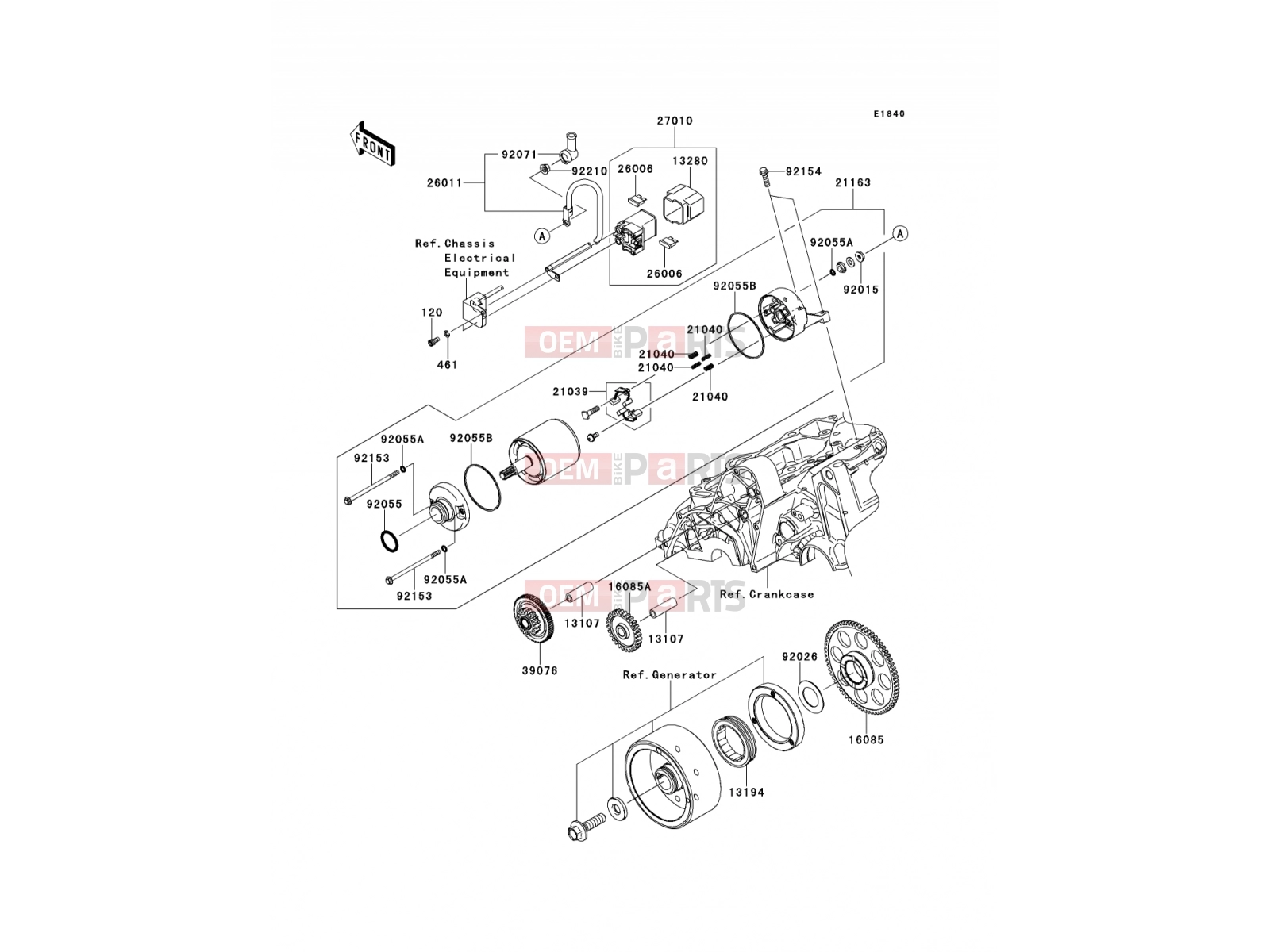 KAWASAKI 2014 Starter Motor