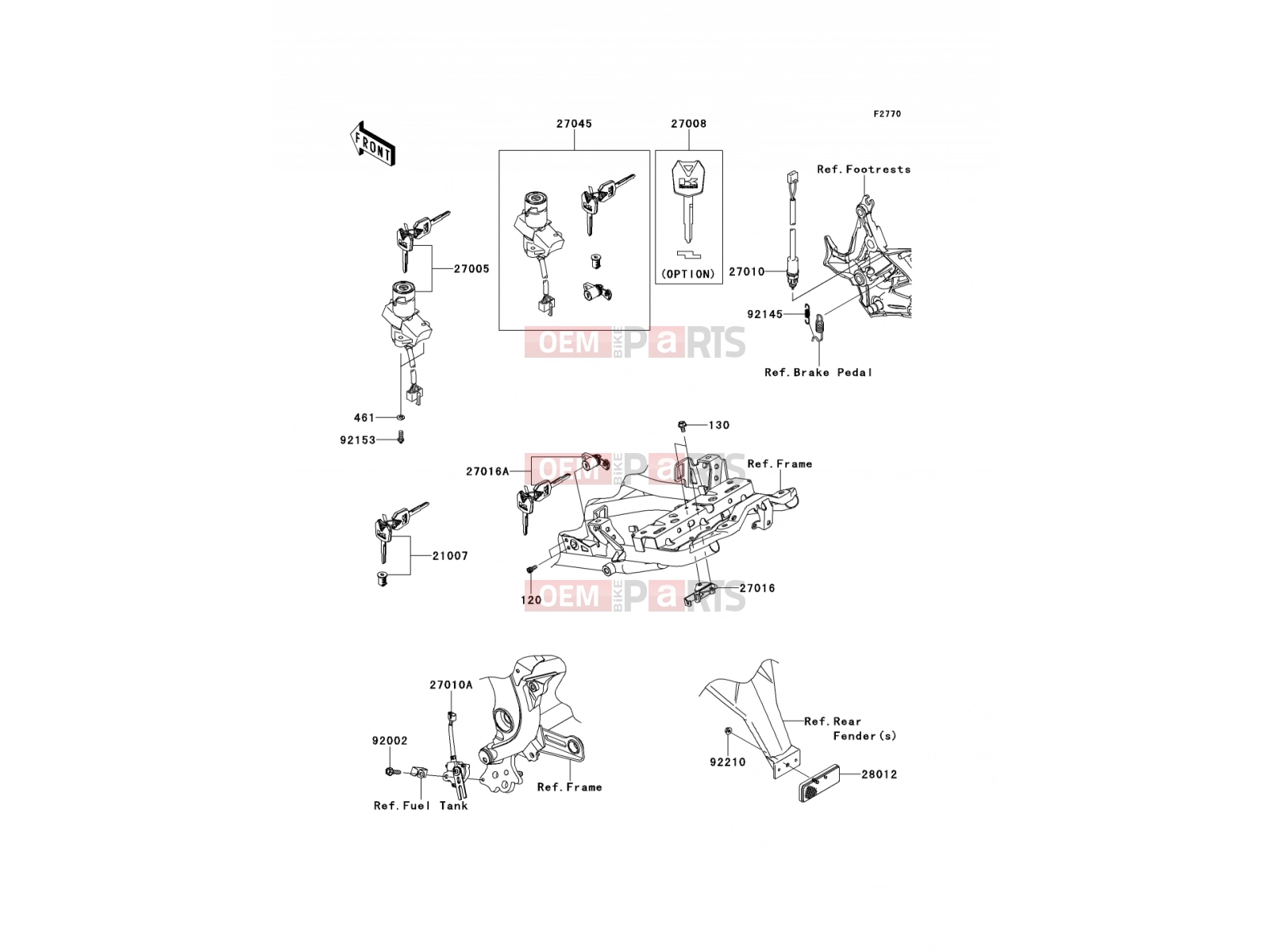 KAWASAKI 2014 Ignition Switch
