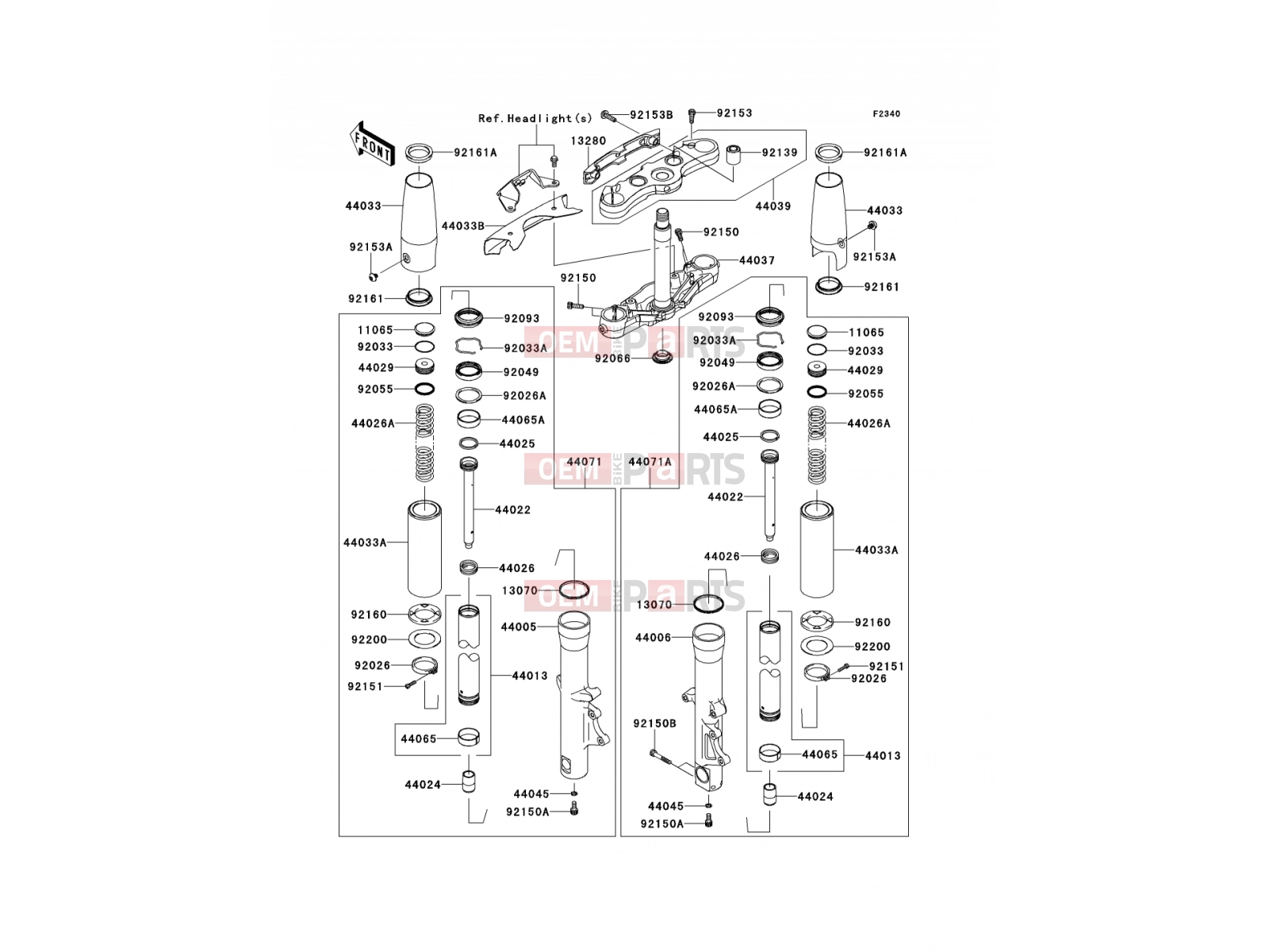 KAWASAKI 2014 Front Fork