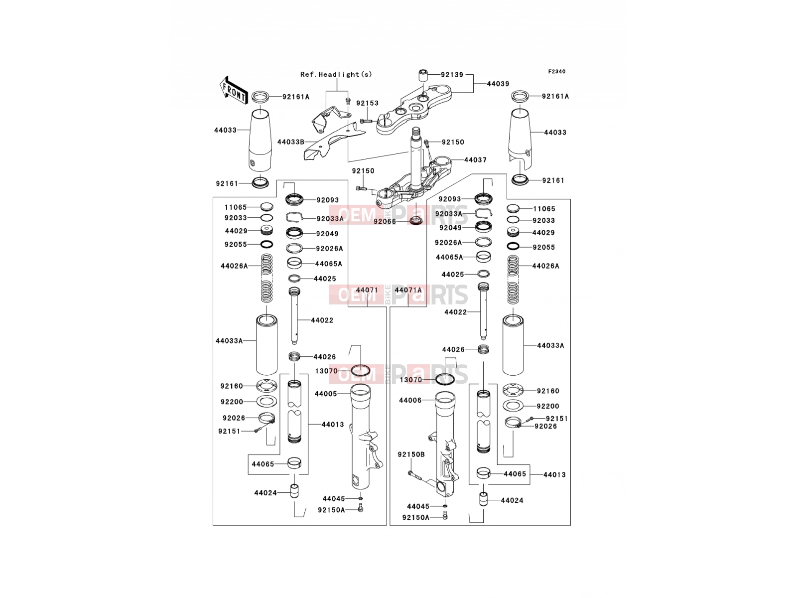KAWASAKI 2014 Front Fork