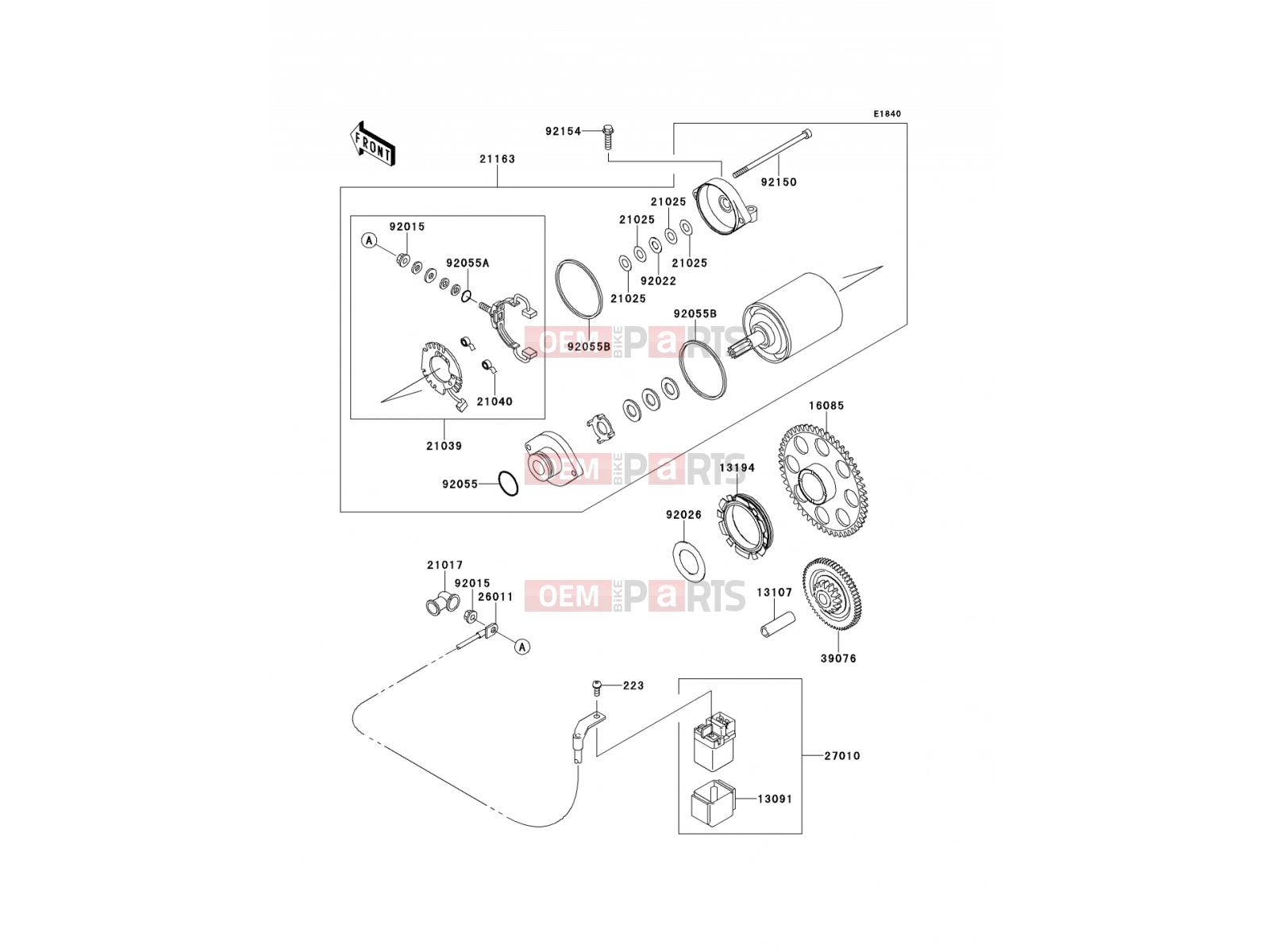 KAWASAKI 2014 Starter Motor