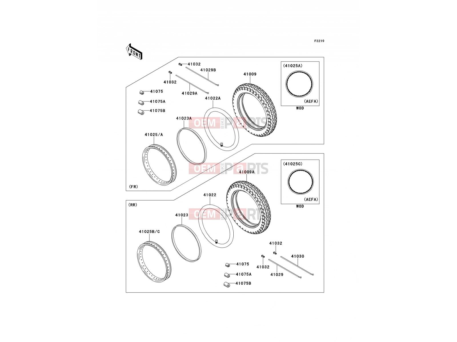 KAWASAKI 2014 Tires