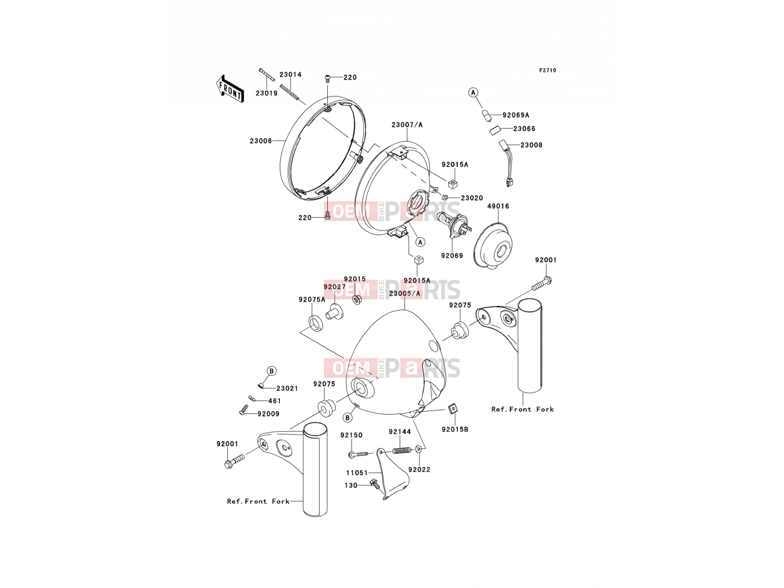 KAWASAKI 2014 Headlight(s)