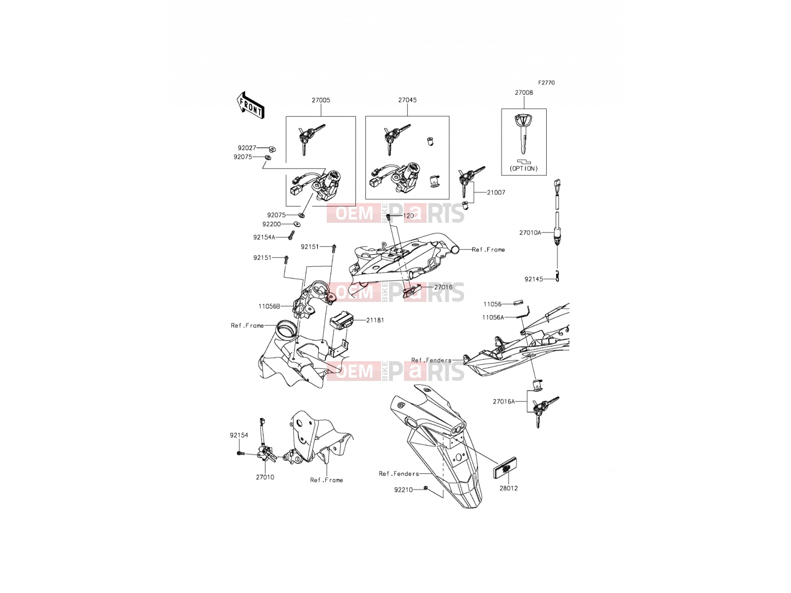 KAWASAKI 2014 Ignition Switch