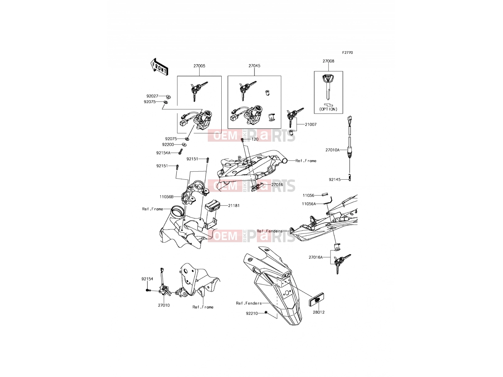 KAWASAKI 2014 Ignition Switch