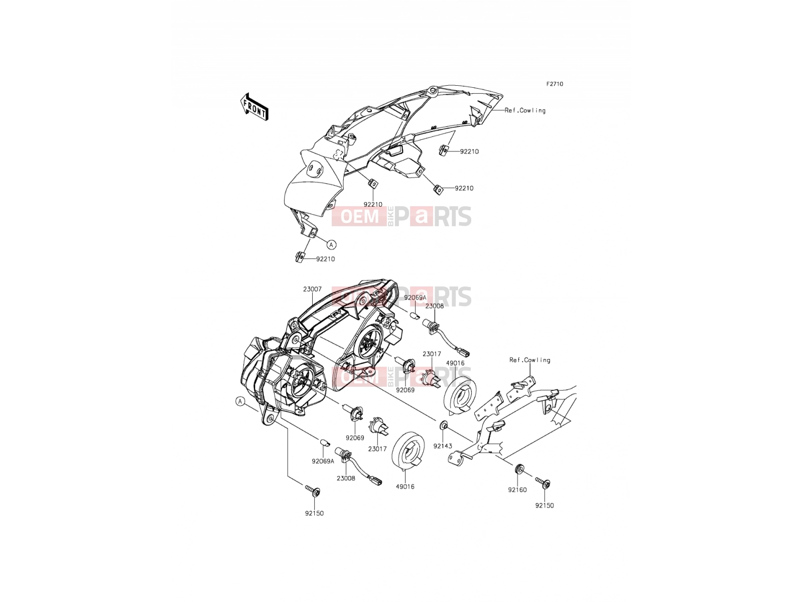 KAWASAKI 2015 Headlight(s)