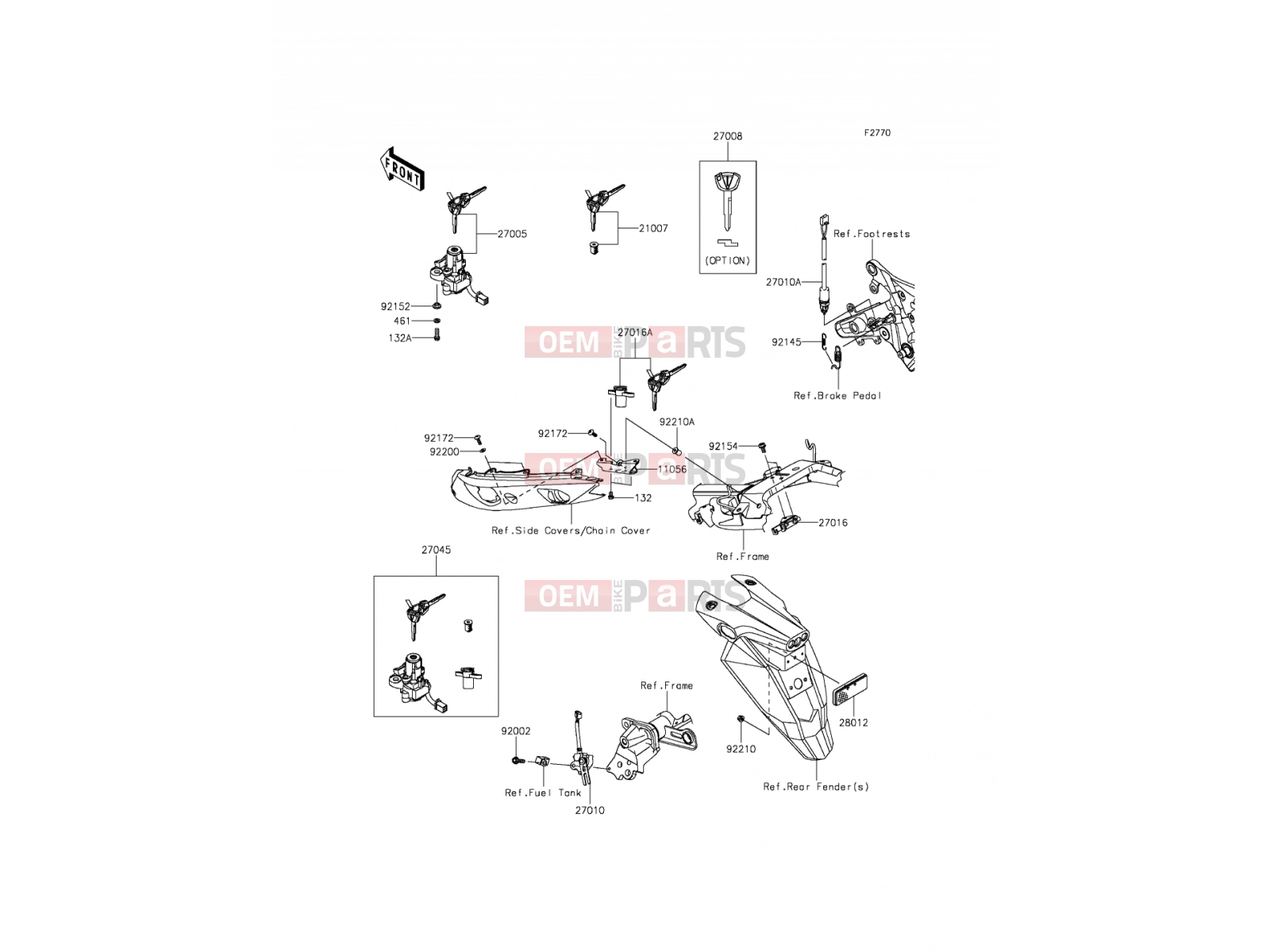 KAWASAKI 2015 Ignition Switch