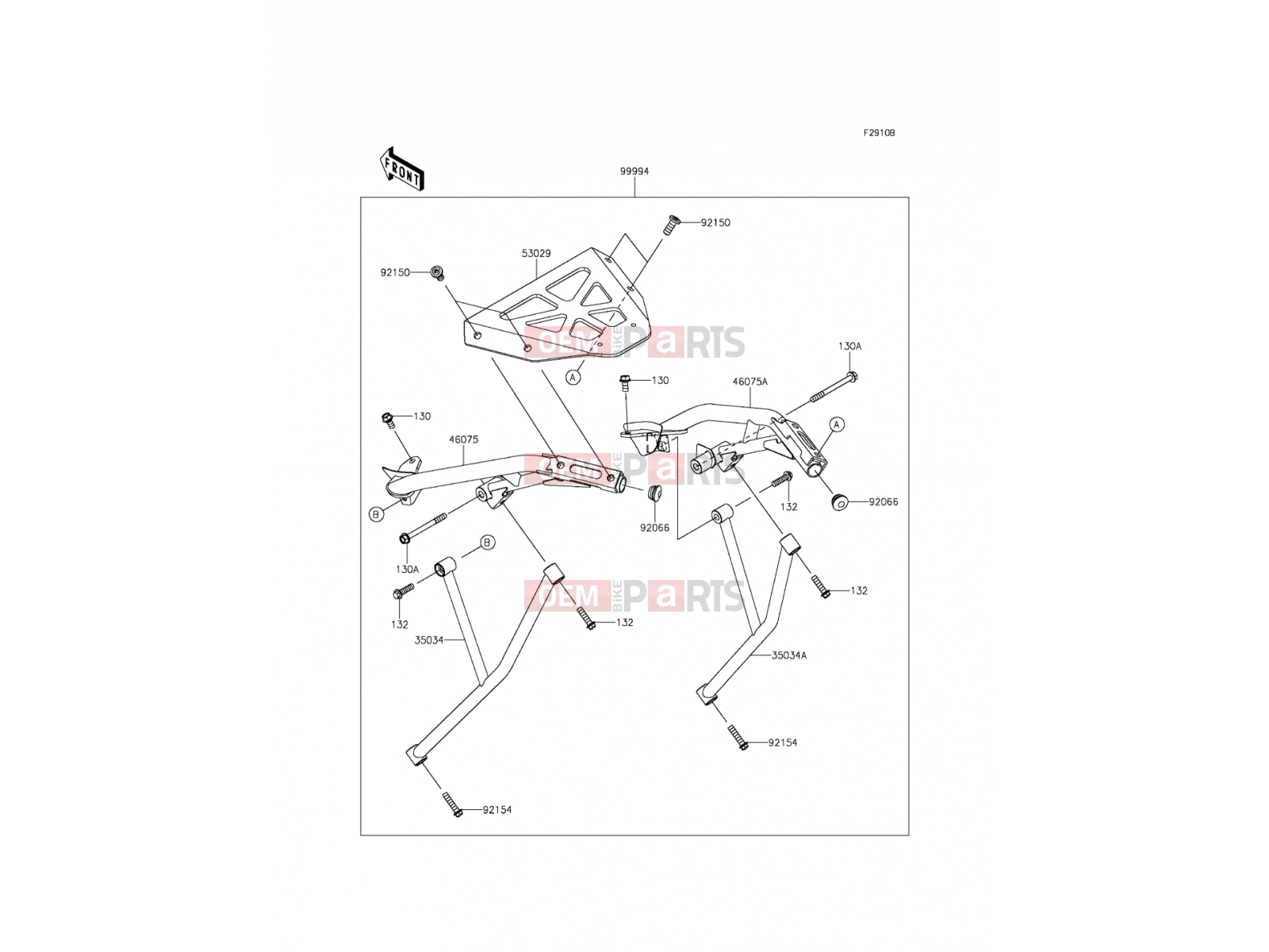 KAWASAKI 2015 Accessory(Top Case Bracket)