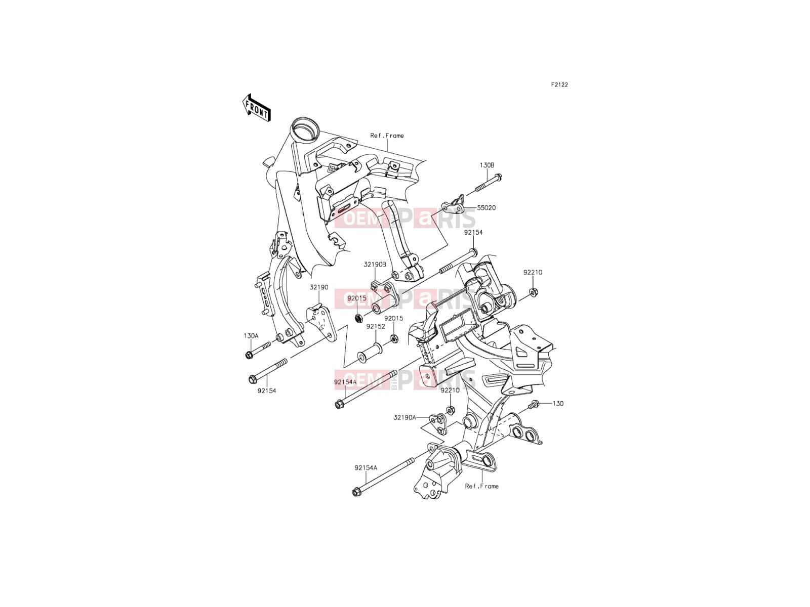 KAWASAKI 2015 Engine Mount