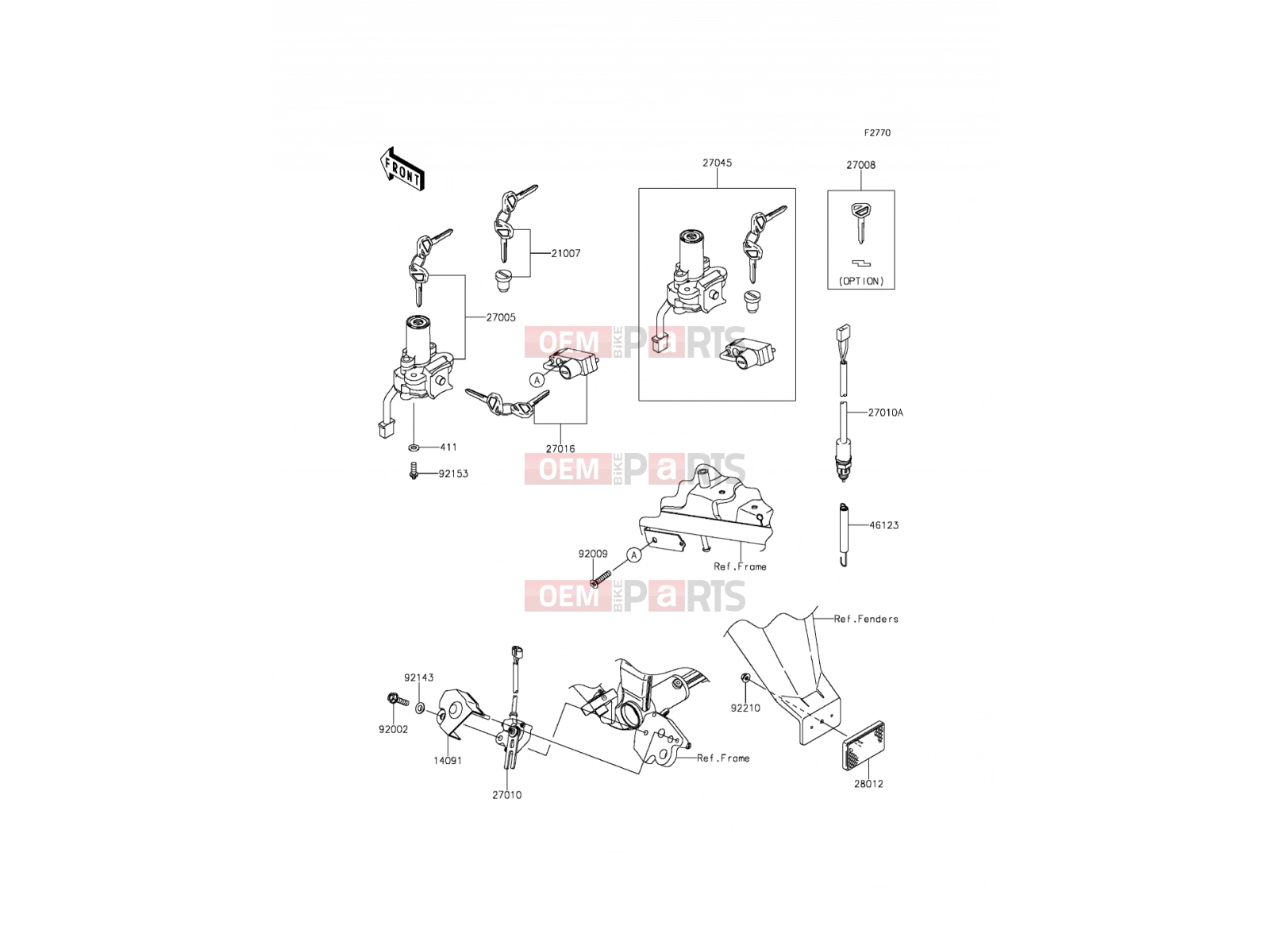 KAWASAKI 2015 Ignition Switch
