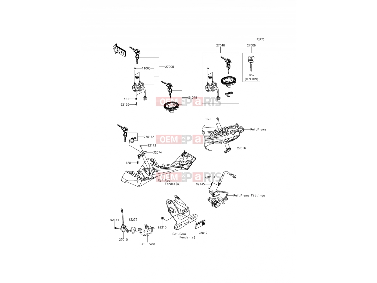 KAWASAKI 2015 Ignition Switch
