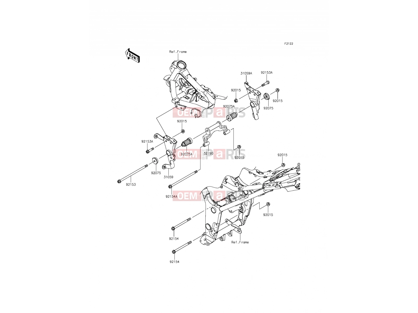 KAWASAKI 2015 Engine Mount