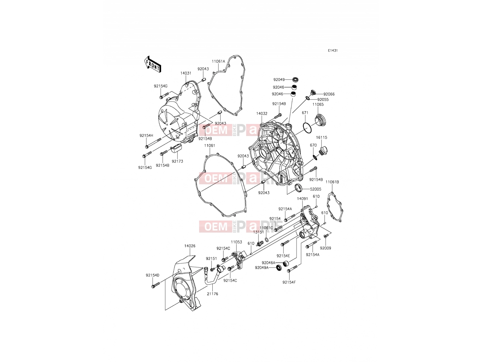 KAWASAKI 2015 Engine Cover(s)