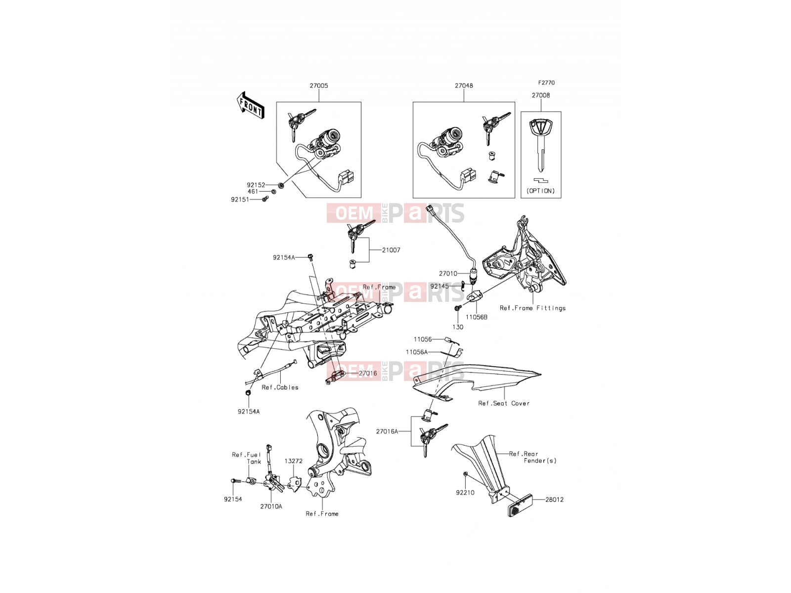 KAWASAKI 2015 Ignition Switch