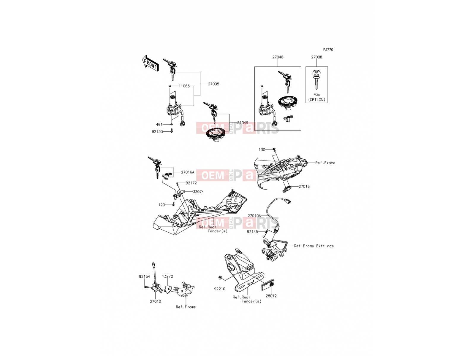 KAWASAKI 2015 Ignition Switch