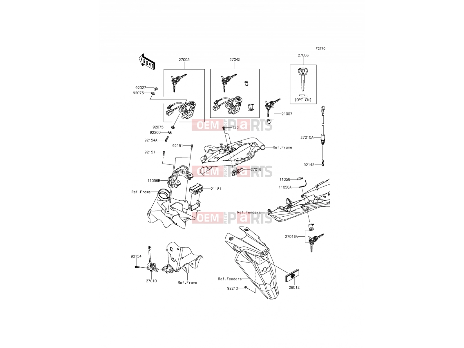 KAWASAKI 2015 Ignition Switch