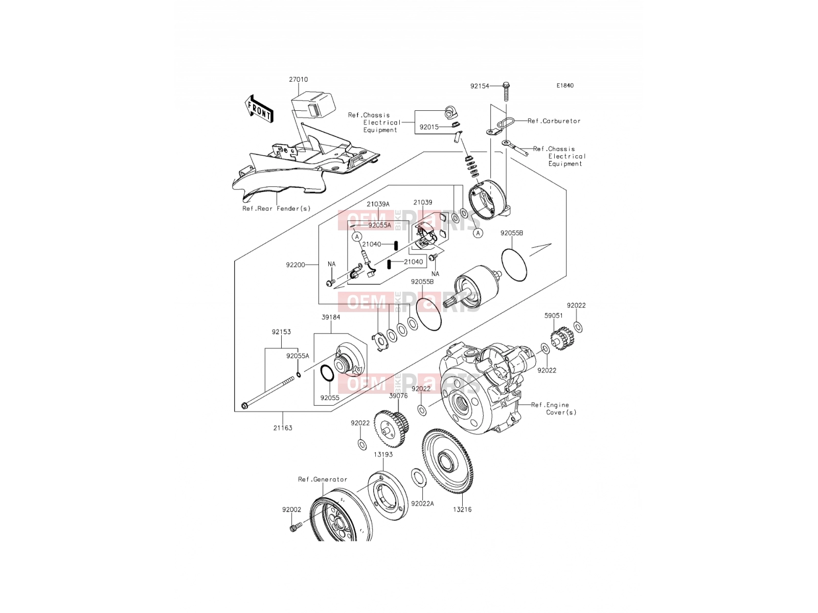 KAWASAKI 2016 Starter Motor